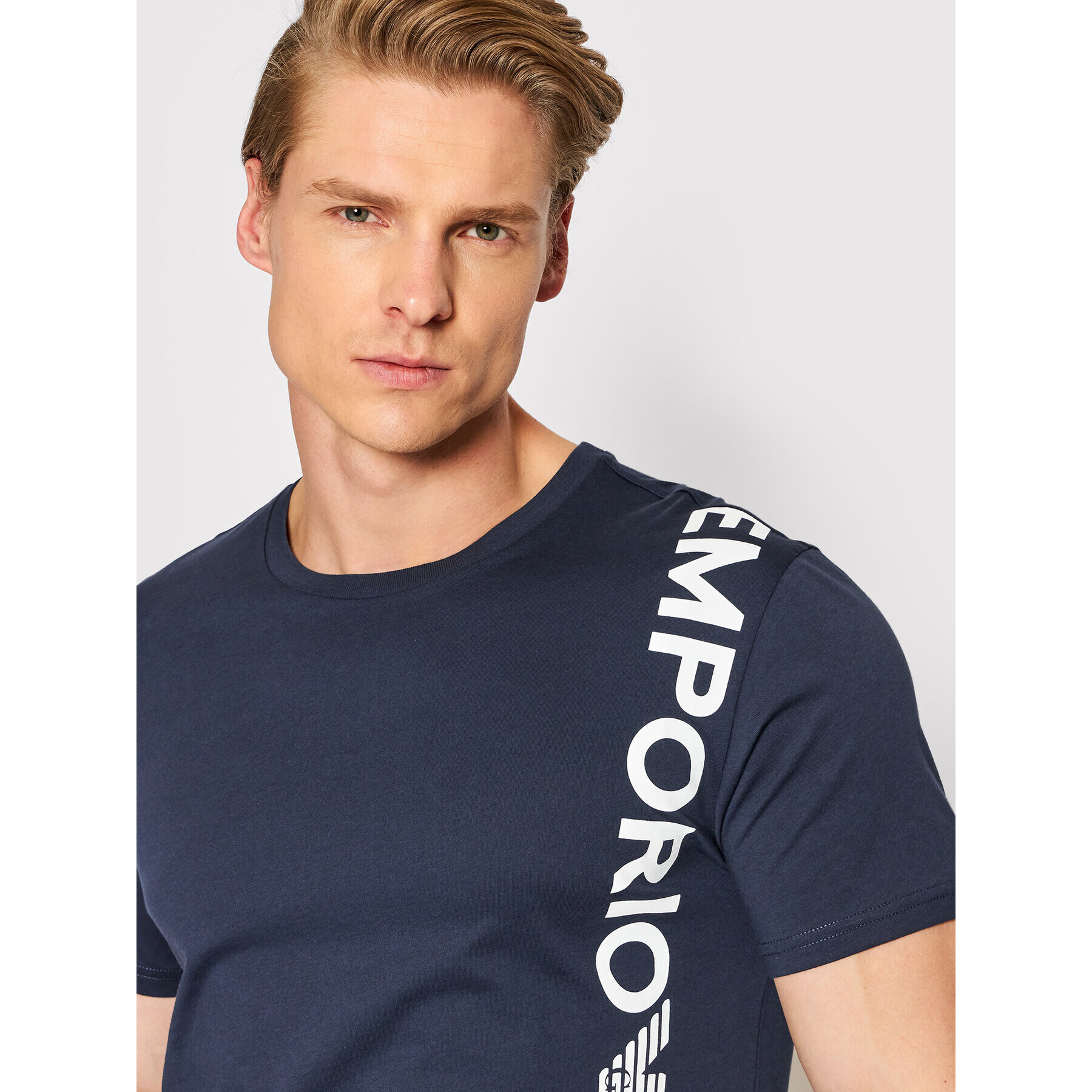 Emporio Armani Underwear T-Shirt 211831 2R479 06935 Tmavomodrá Regular Fit - Pepit.cz