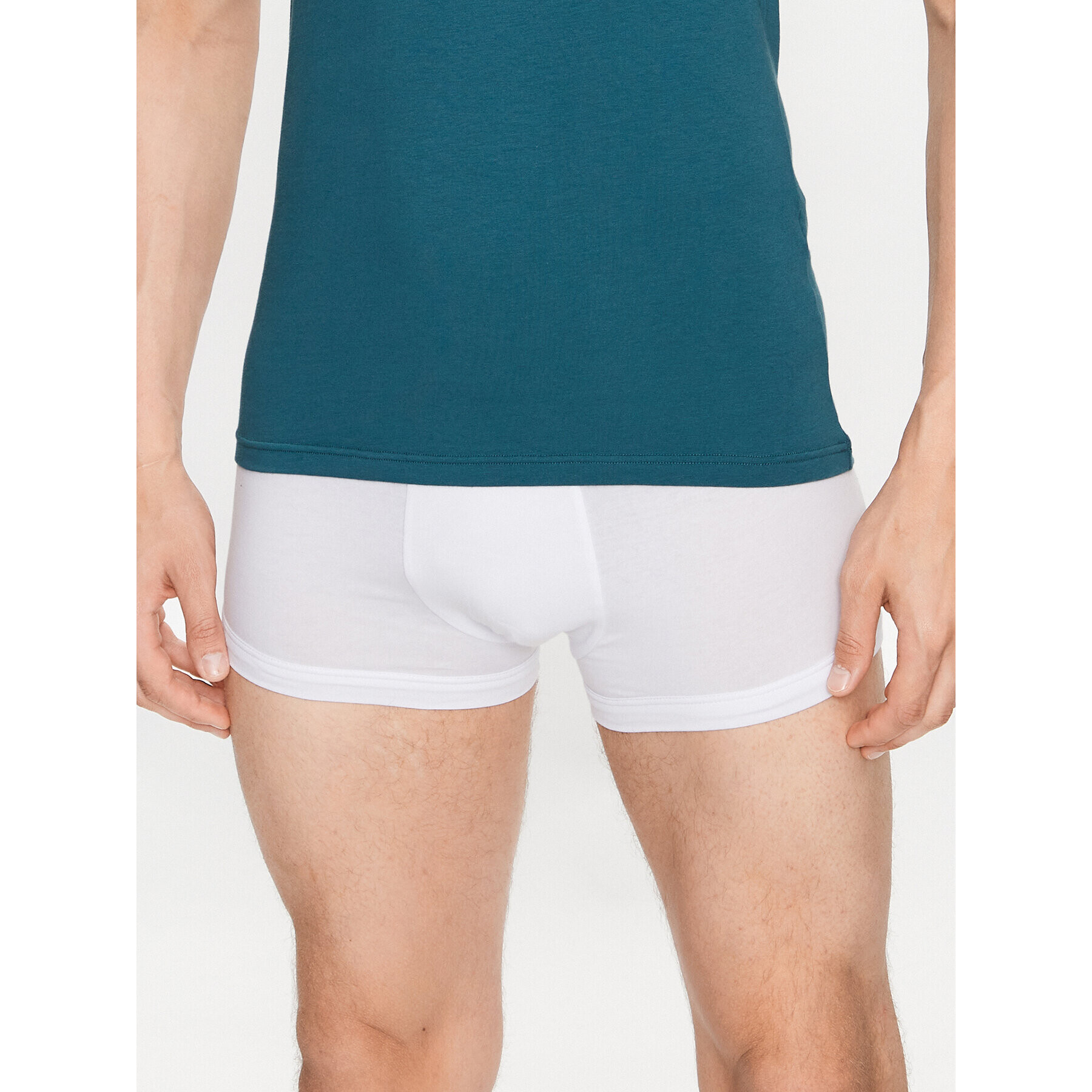 Emporio Armani Underwear Pyžamový top 110828 3R512 16885 Zelená Regular Fit - Pepit.cz