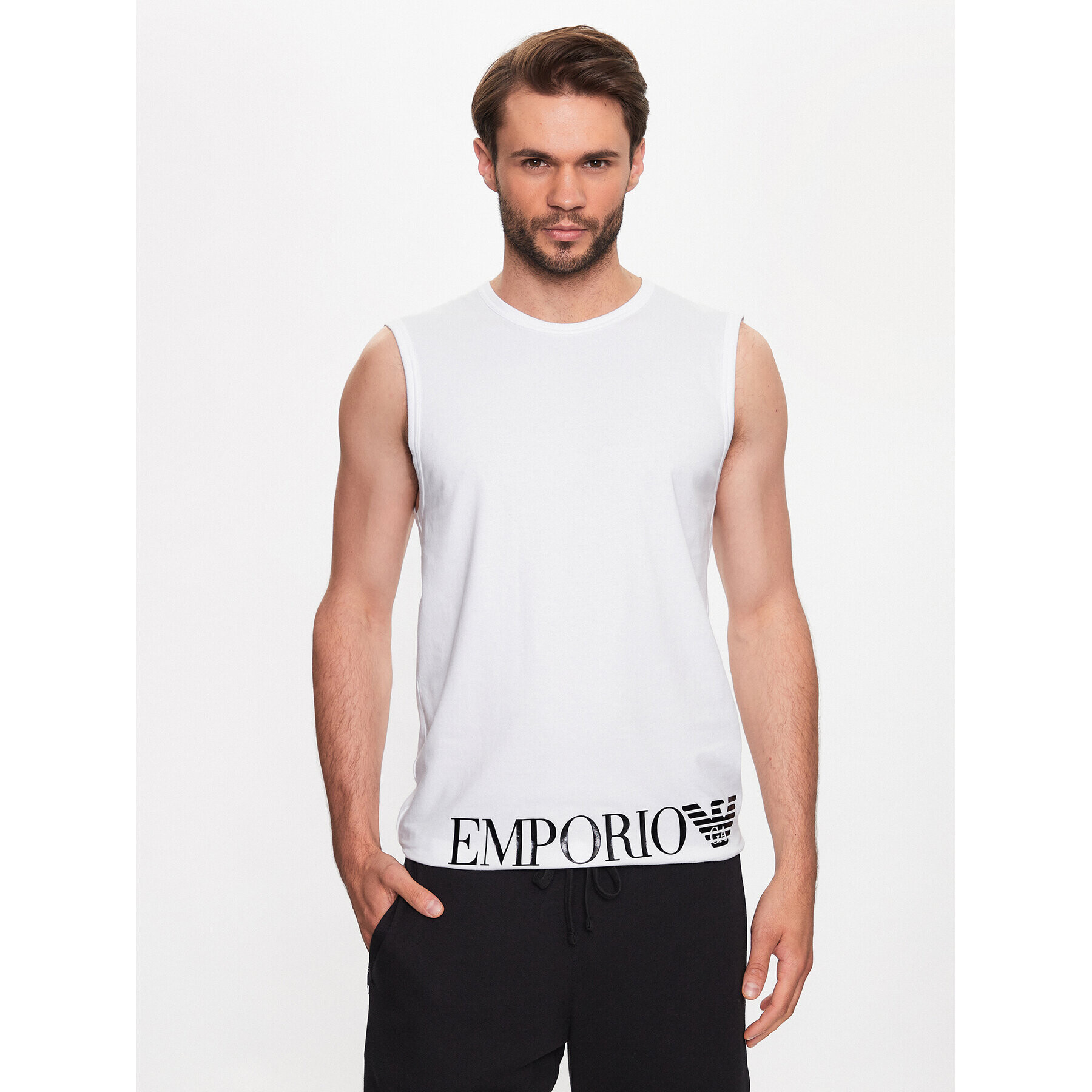 Emporio Armani Underwear Tank top 112018 3R755 00010 Bílá Regular Fit - Pepit.cz