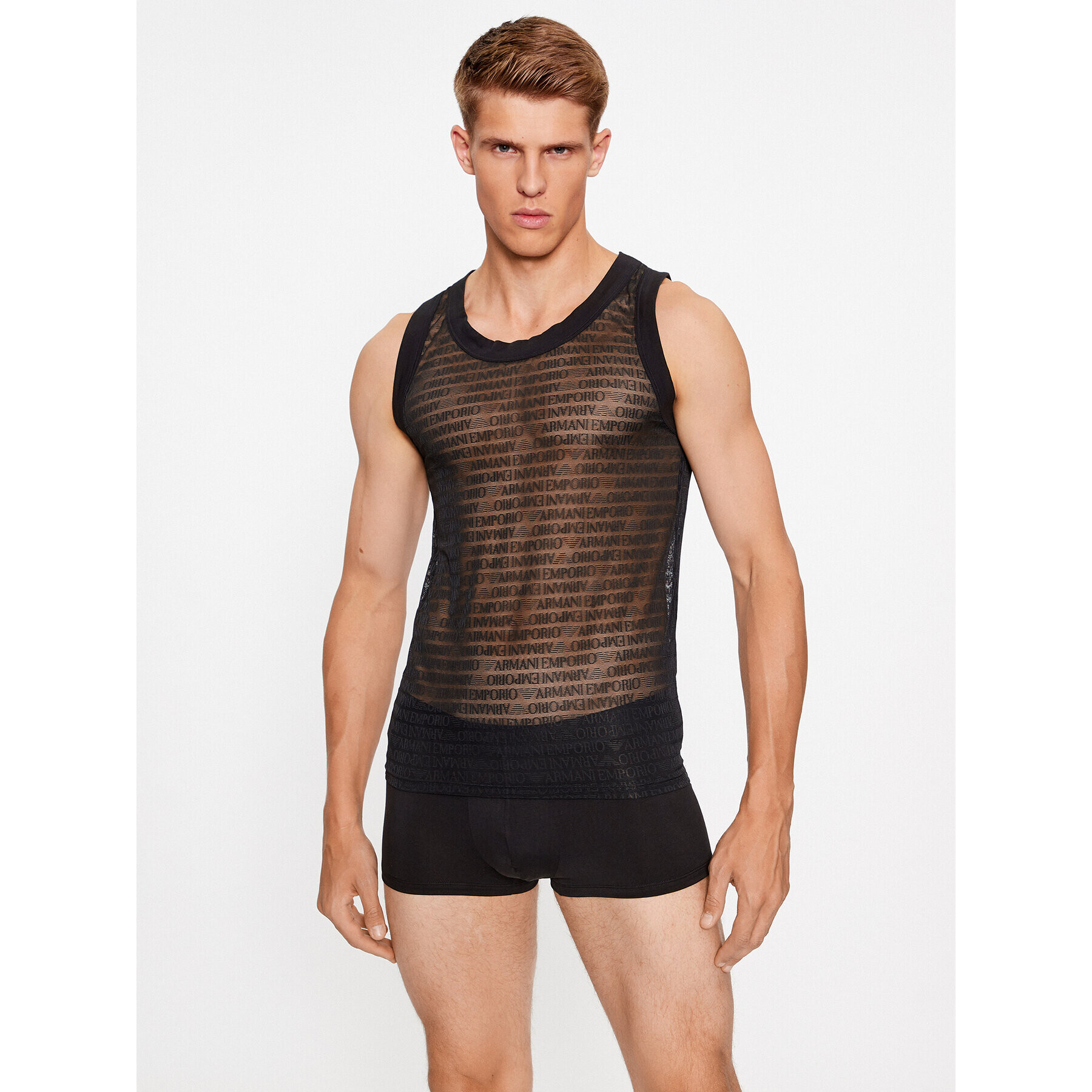 Emporio Armani Underwear Tank top 112049 3F527 00020 Černá Slim Fit - Pepit.cz