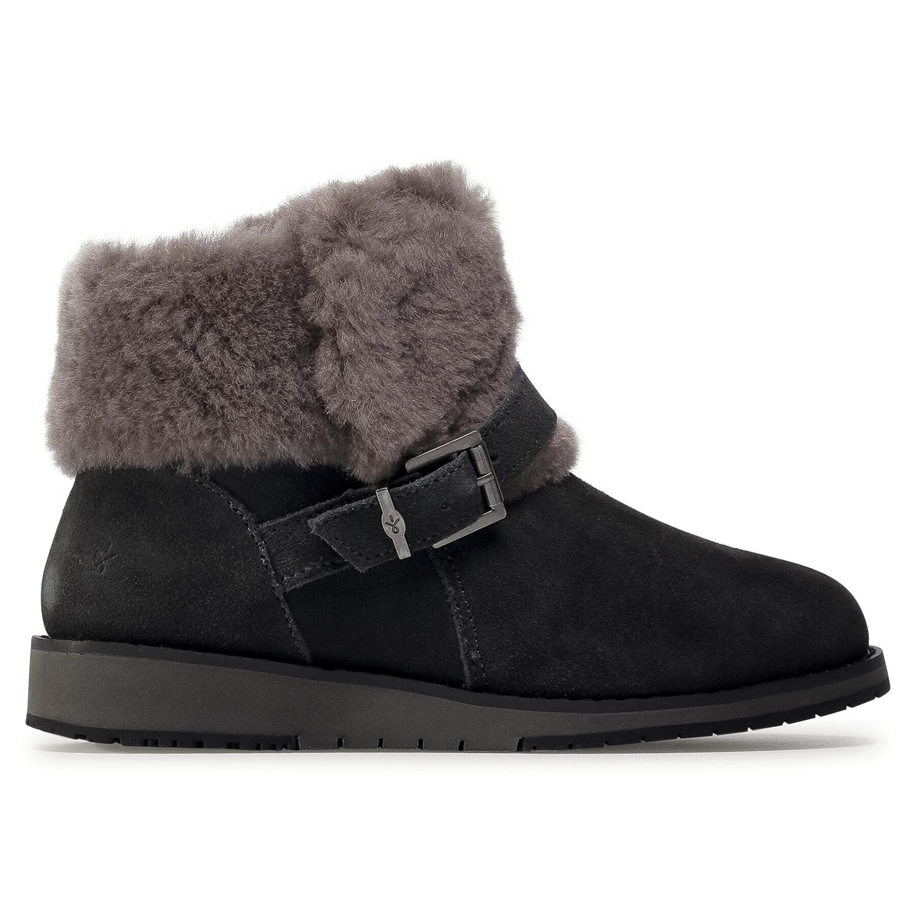 EMU Australia Boty Oxley Fur Cuff W11698 Šedá - Pepit.cz