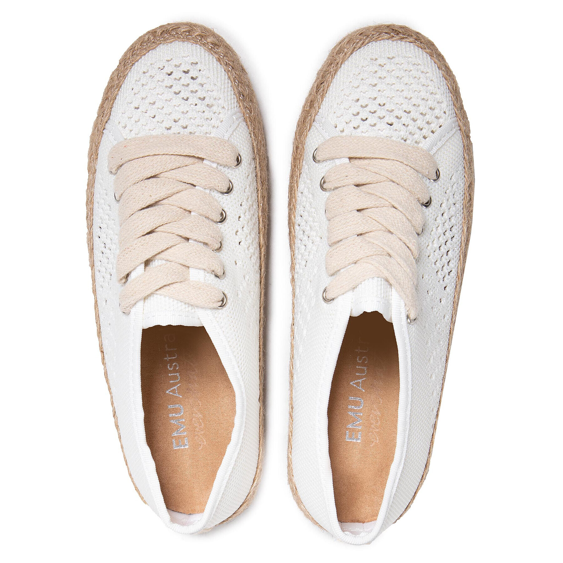 EMU Australia Espadrilky Agonis Mac W12469 Bílá - Pepit.cz