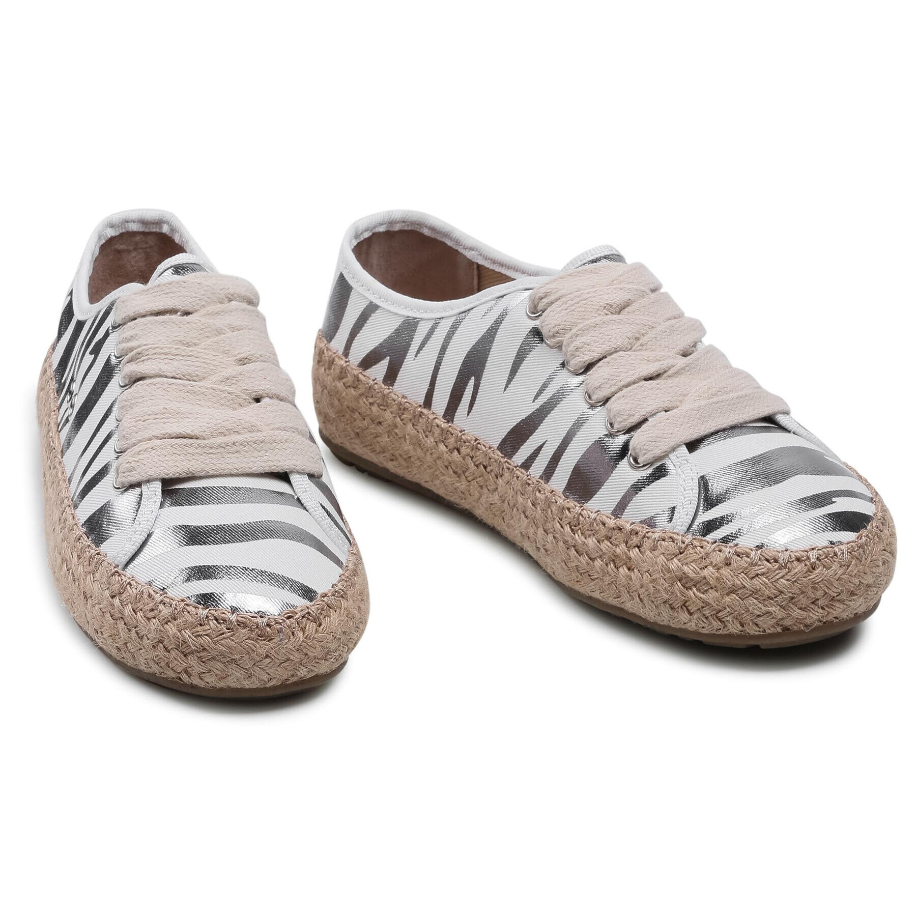 EMU Australia Espadrilky Agonis Zebra W12550 Bílá - Pepit.cz