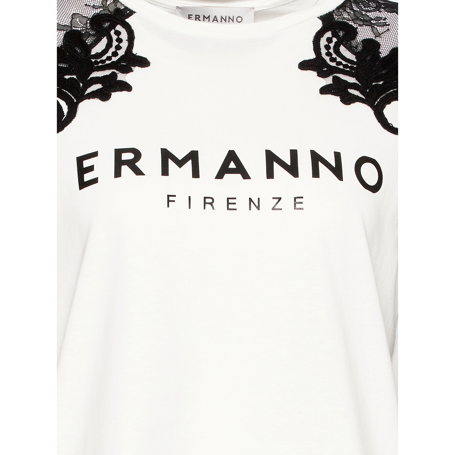 Ermanno Firenze Halenka D42EL073EG7 Bílá Regular Fit - Pepit.cz