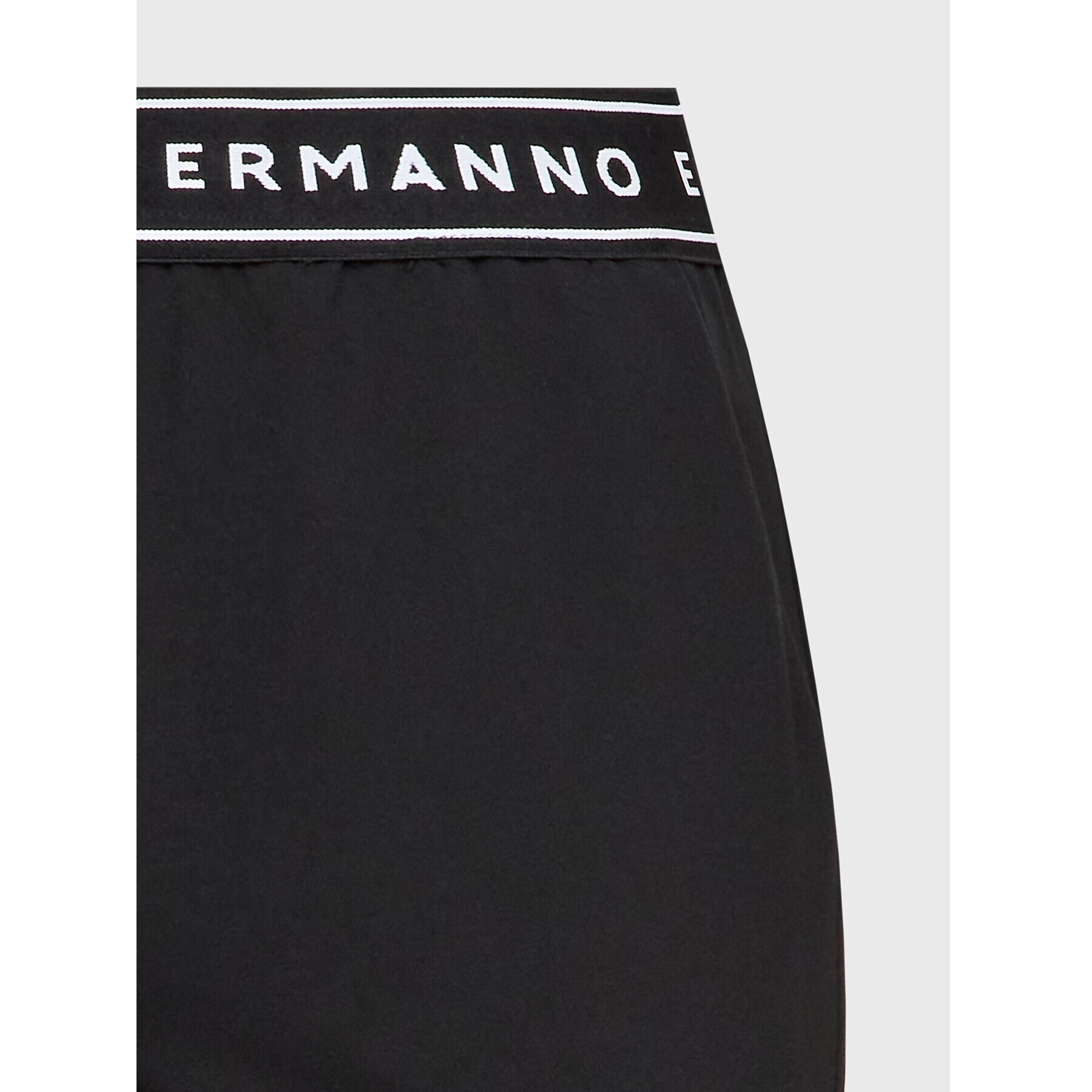 Ermanno Firenze Kalhoty z materiálu D42EP042E47 Černá Regular Fit - Pepit.cz