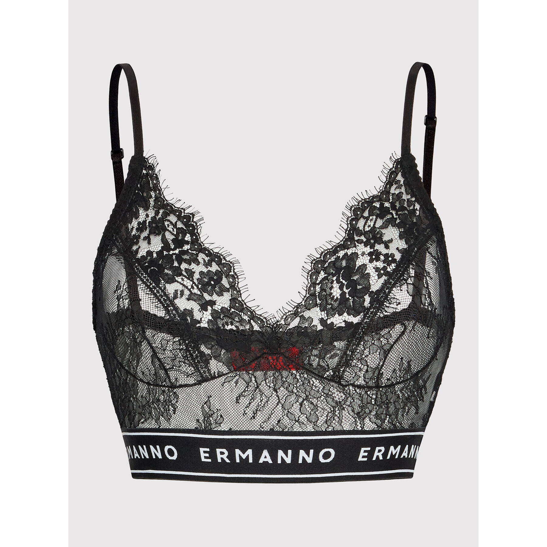 Ermanno Firenze Podprsenka Bralette L039E31 Černá - Pepit.cz