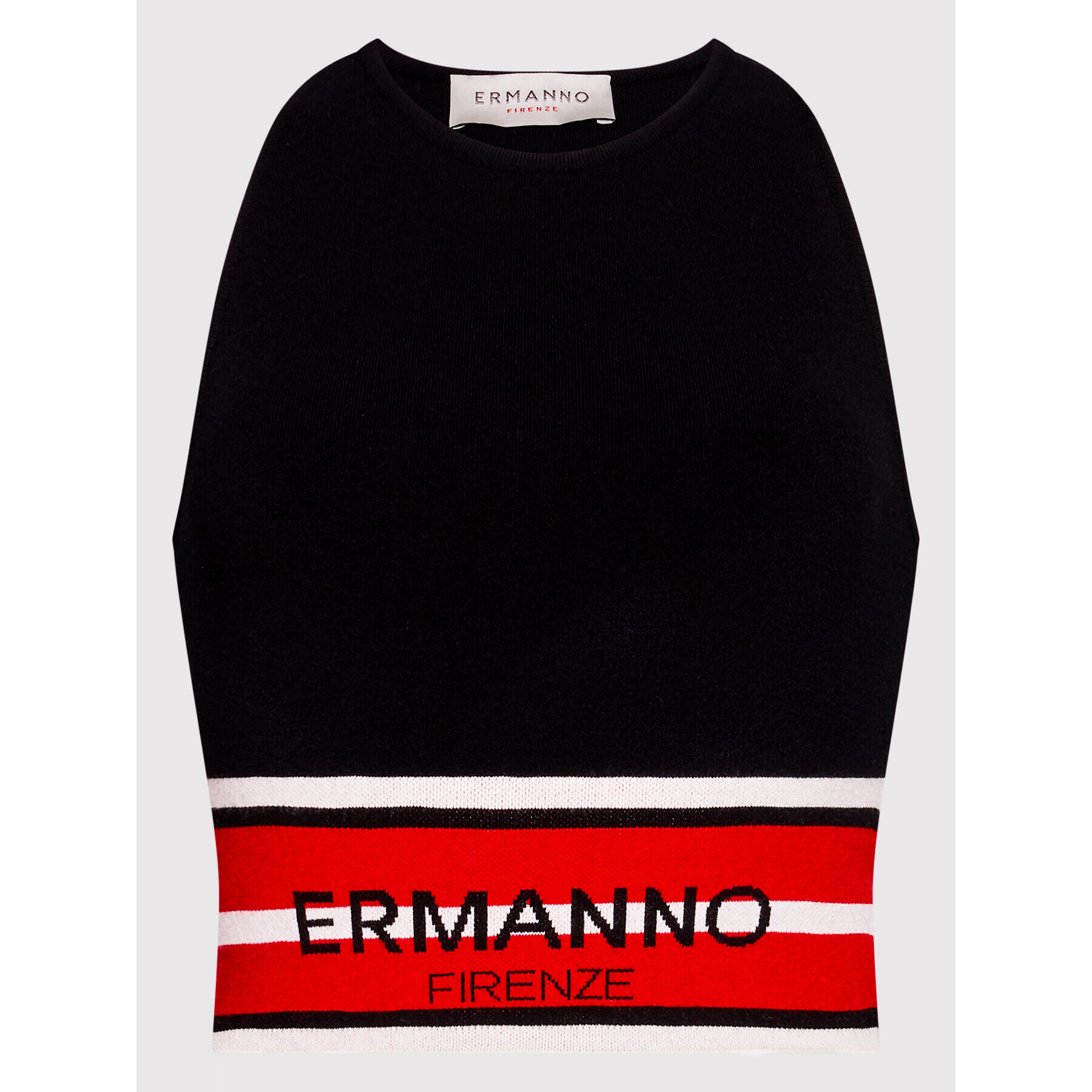 Ermanno Firenze Top D40EM023EH8 Černá Slim Fit - Pepit.cz