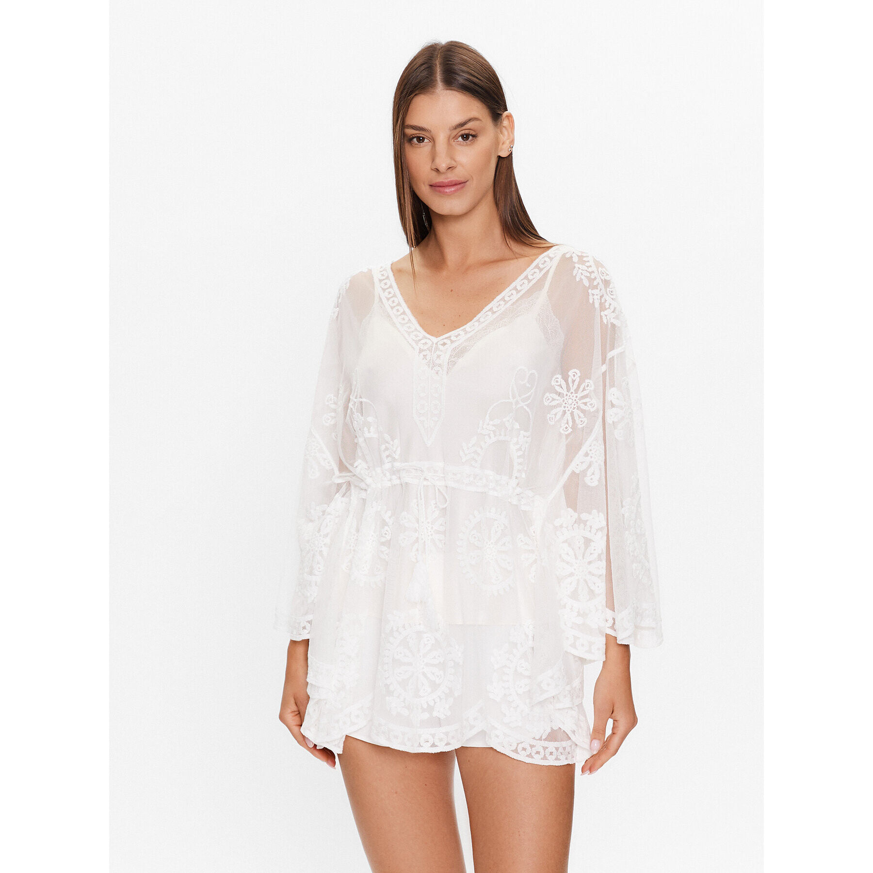 Etam Kimono 6539279 Bílá Relaxed Fit - Pepit.cz