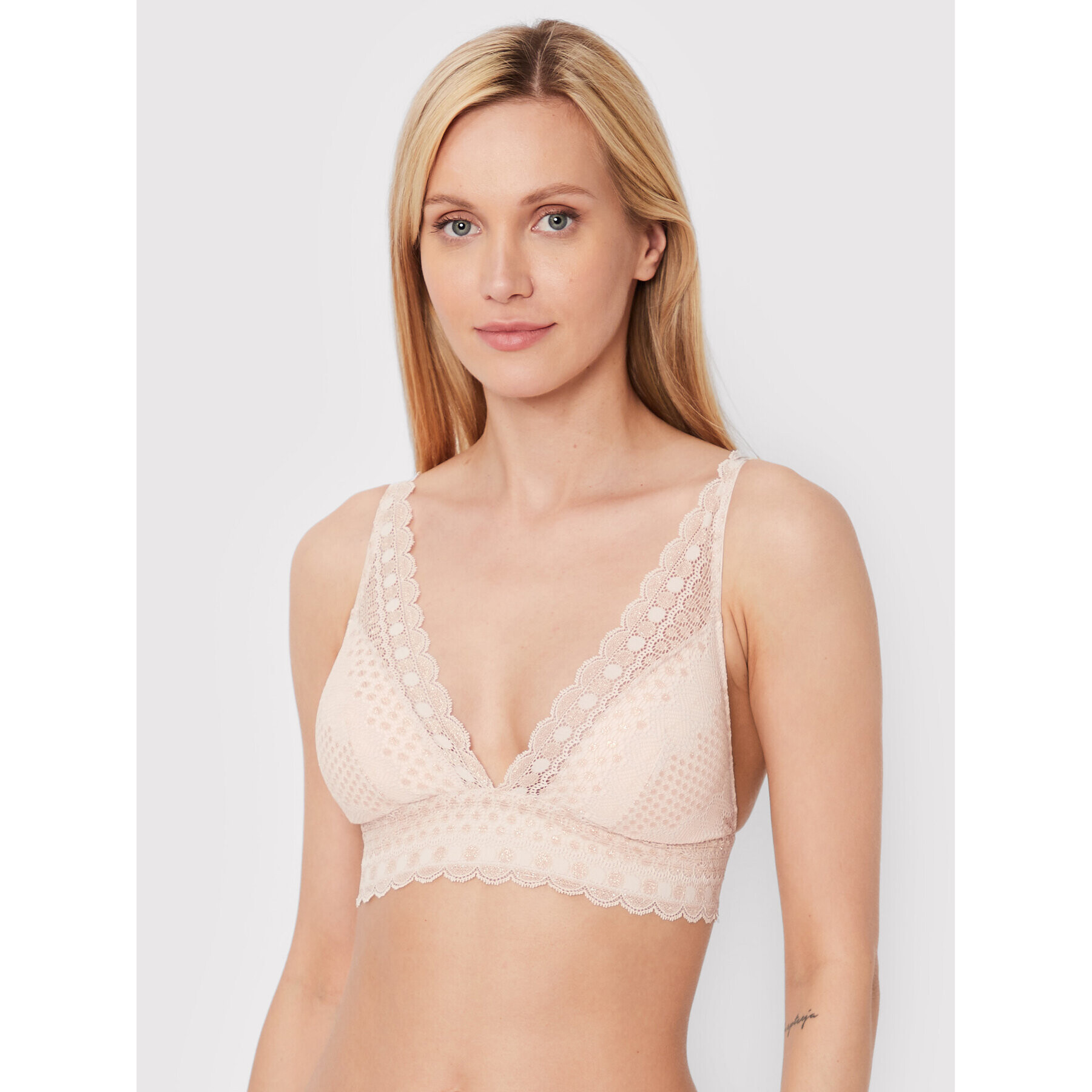 Etam Podprsenka Bralette Cherie Cherie 6515255 Růžová - Pepit.cz