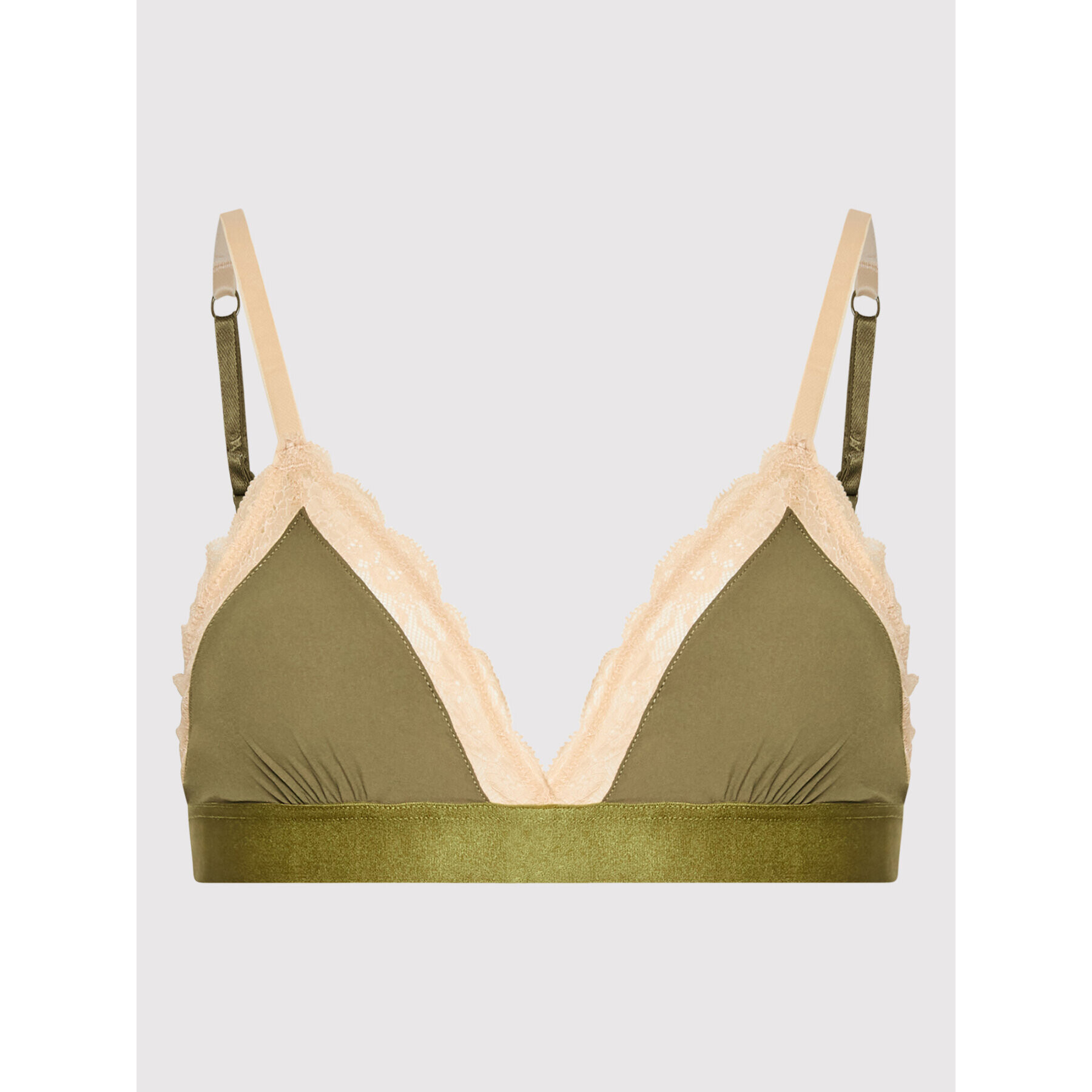 Etam Podprsenka Bralette Ditsy 6531365 Zelená - Pepit.cz