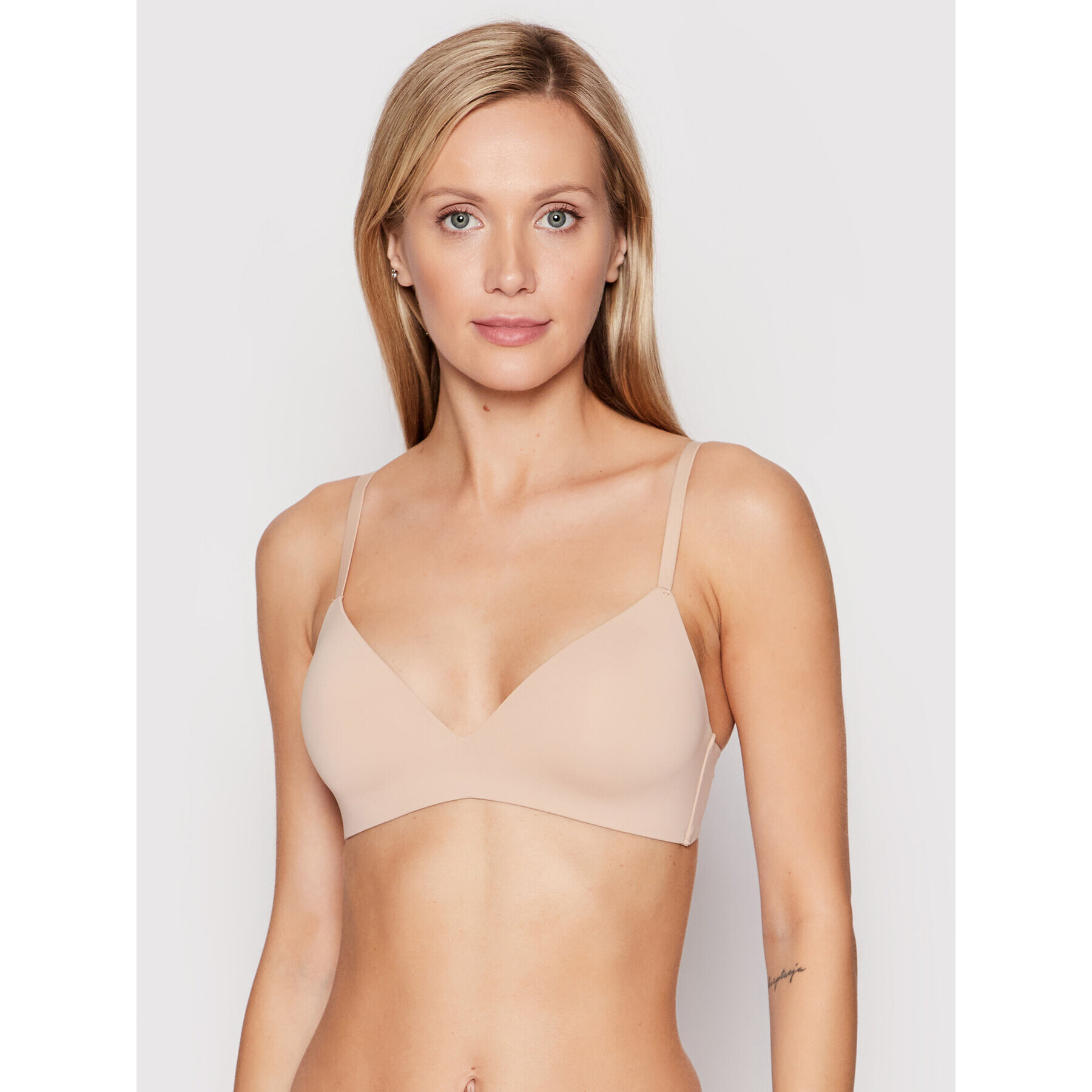 Etam Podprsenka Bralette Pure Fit 6517052 Béžová - Pepit.cz