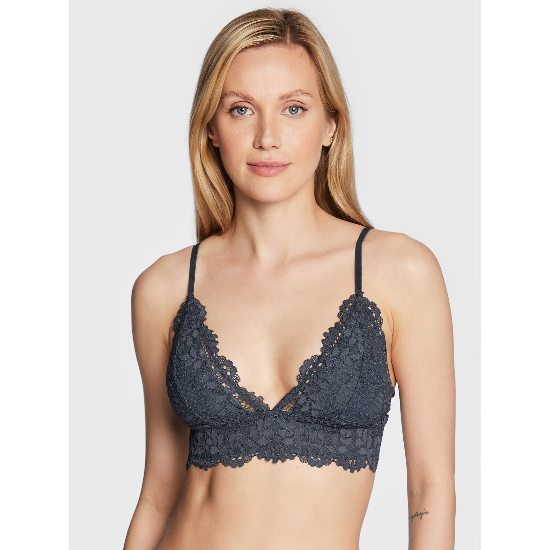 Etam Podprsenka Bralette Success 6527493 Šedá - Pepit.cz