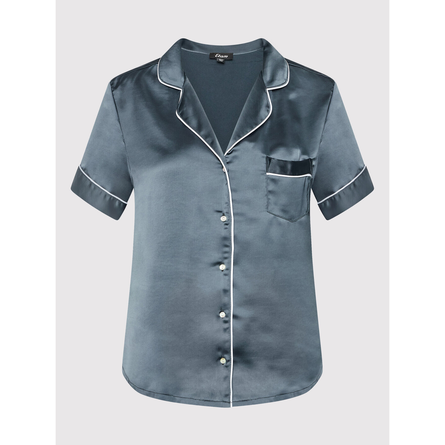 Etam Pyžamový top Chemise 6530904 Tmavomodrá Regular Fit - Pepit.cz