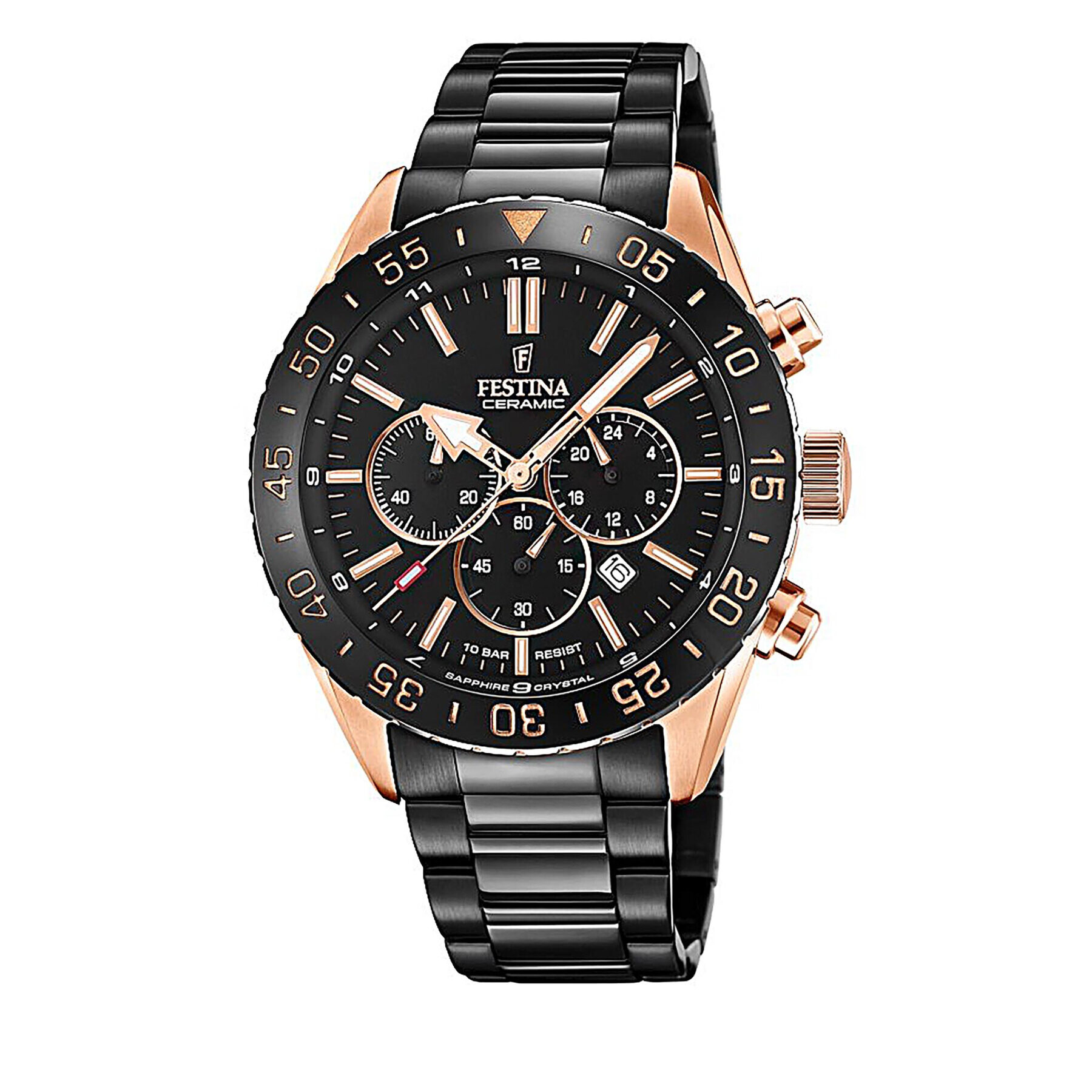 Festina Hodinky Ceramic Chronograph F20578/1 Černá - Pepit.cz