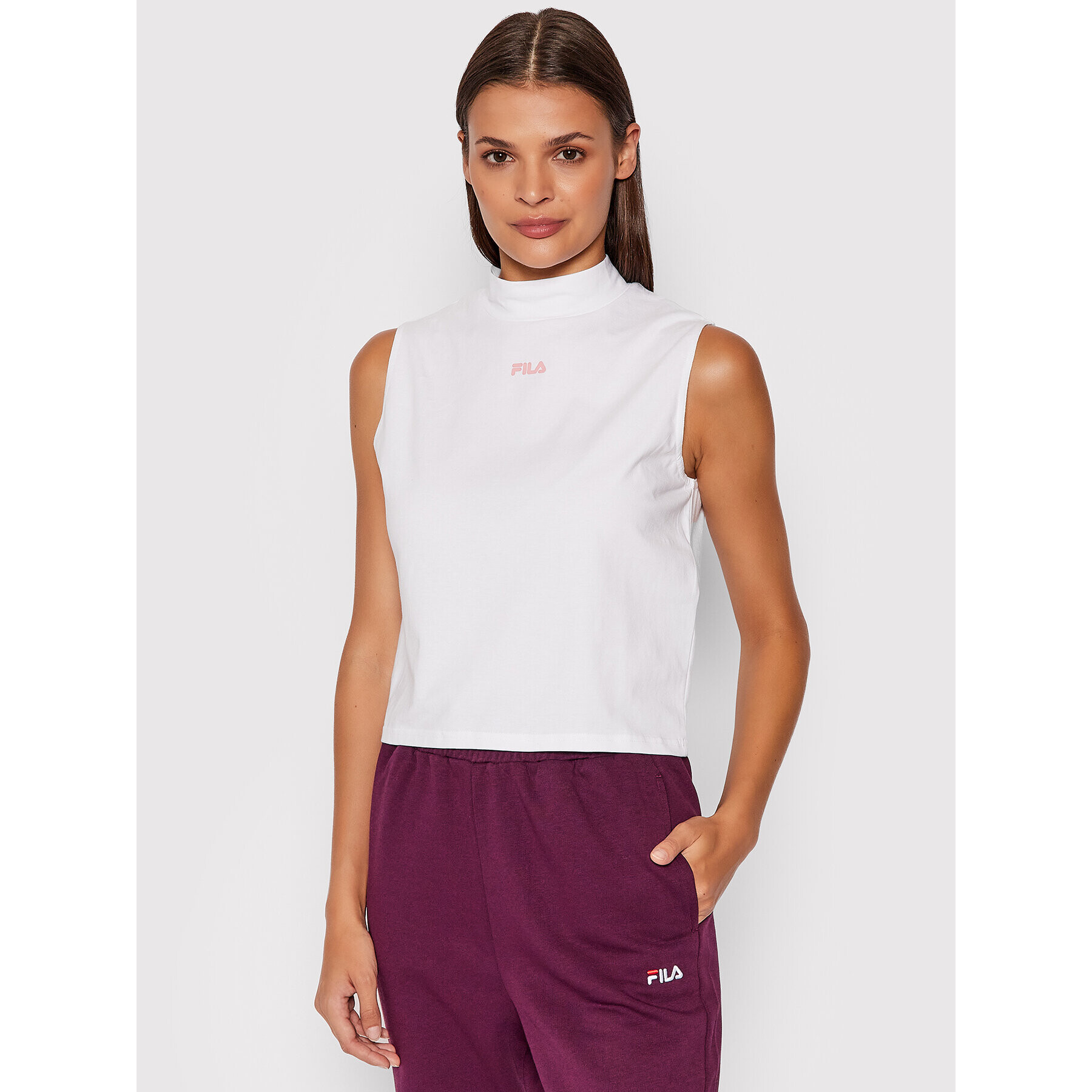 Fila Halenka Darr 689001 Bílá Regular Fit - Pepit.cz