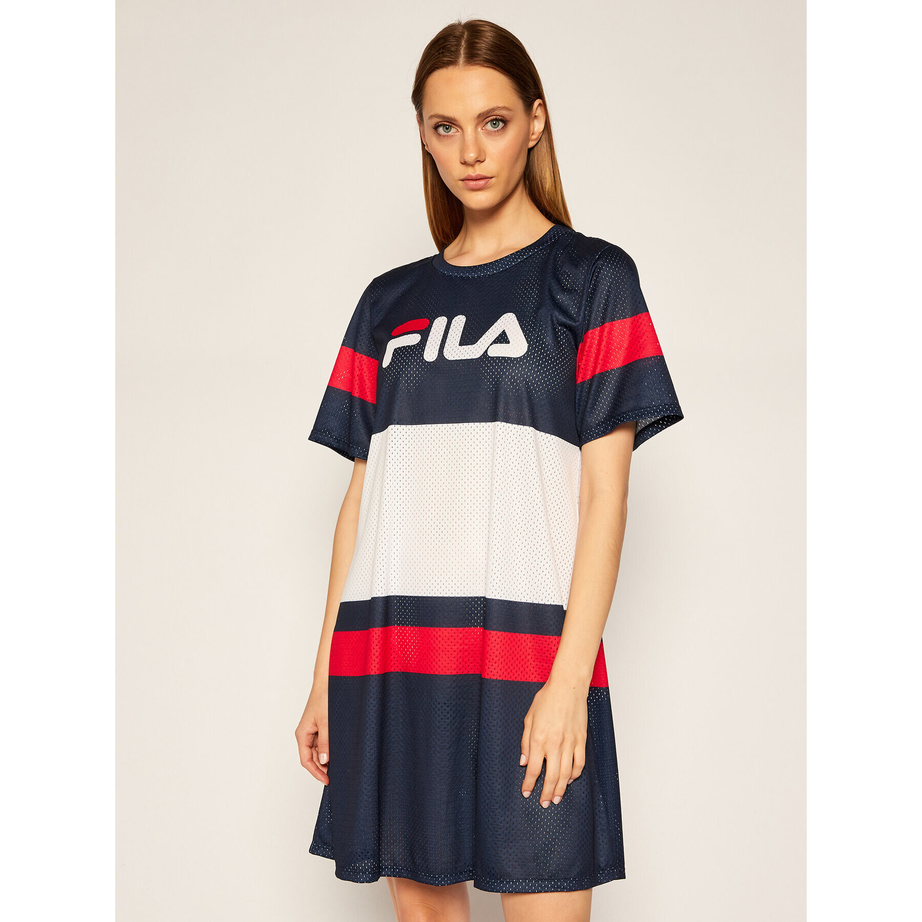 Fila Každodenní šaty Basanti Tee 687498 Tmavomodrá Regular Fit - Pepit.cz