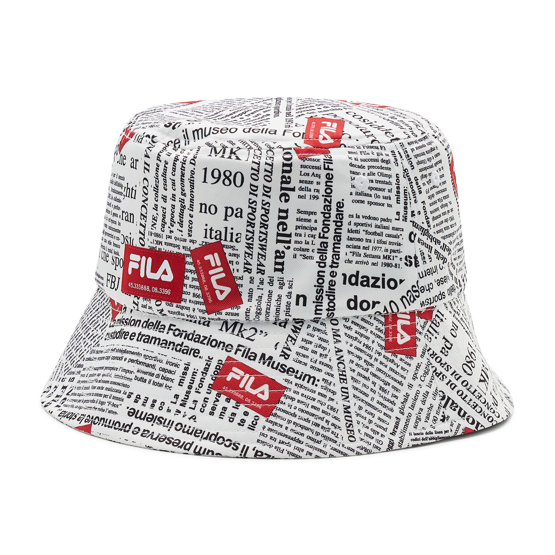 Fila Klobouk Bucket Brussels FCU0028 Bílá - Pepit.cz