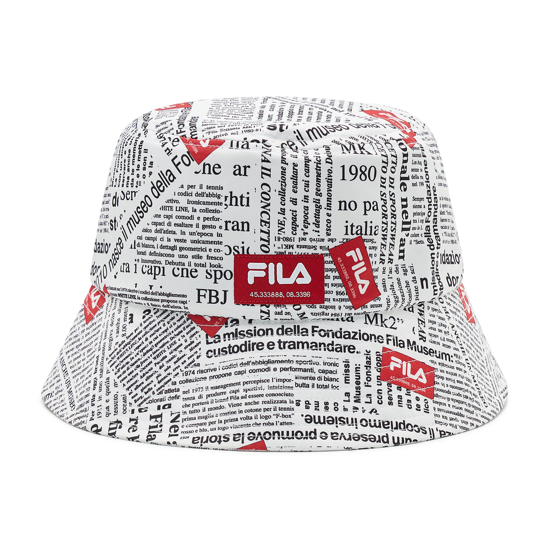 Fila Klobouk Bucket Brussels FCU0028 Bílá - Pepit.cz