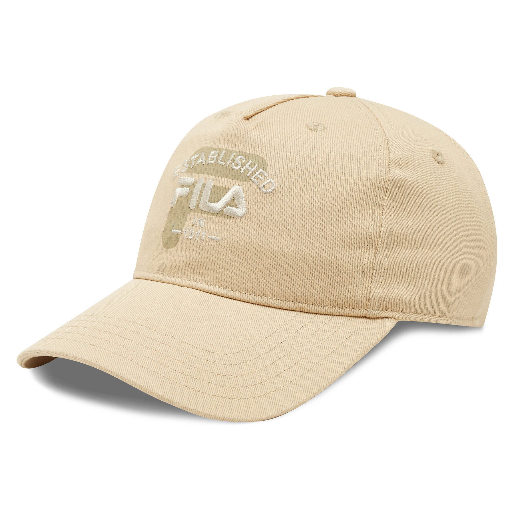 Fila Kšiltovka Barnaul 5 Panel Cap With Elevated Basic Logo FCU0086 Béžová - Pepit.cz