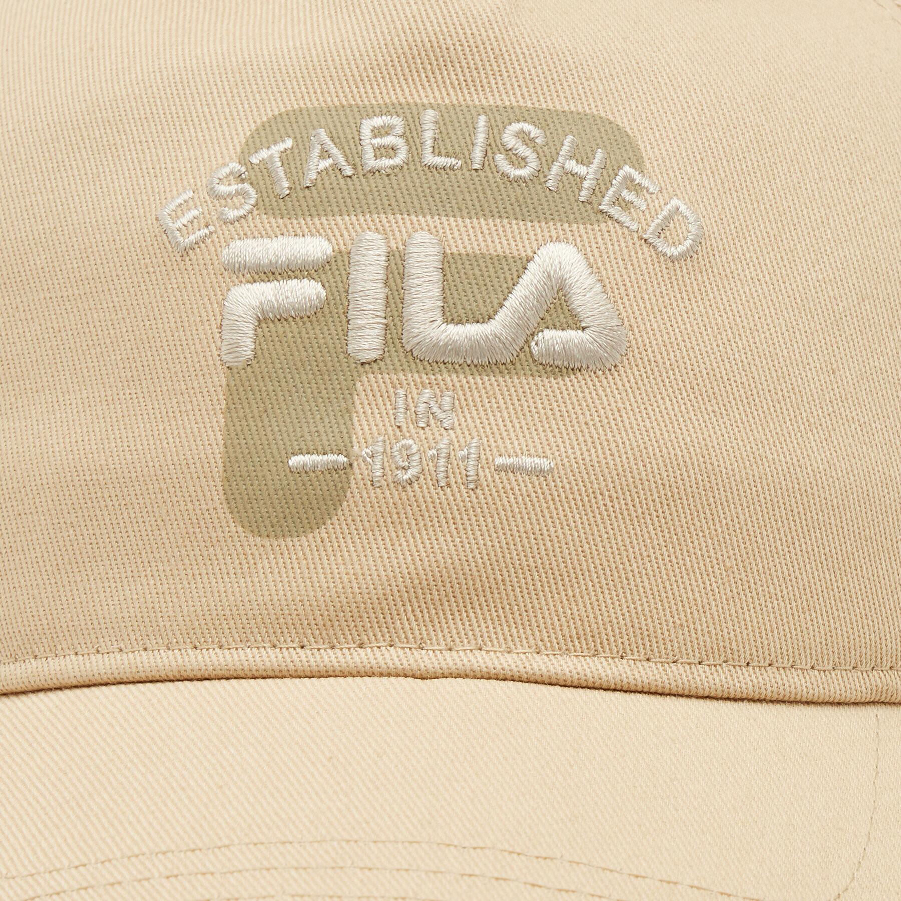 Fila Kšiltovka Barnaul 5 Panel Cap With Elevated Basic Logo FCU0086 Béžová - Pepit.cz