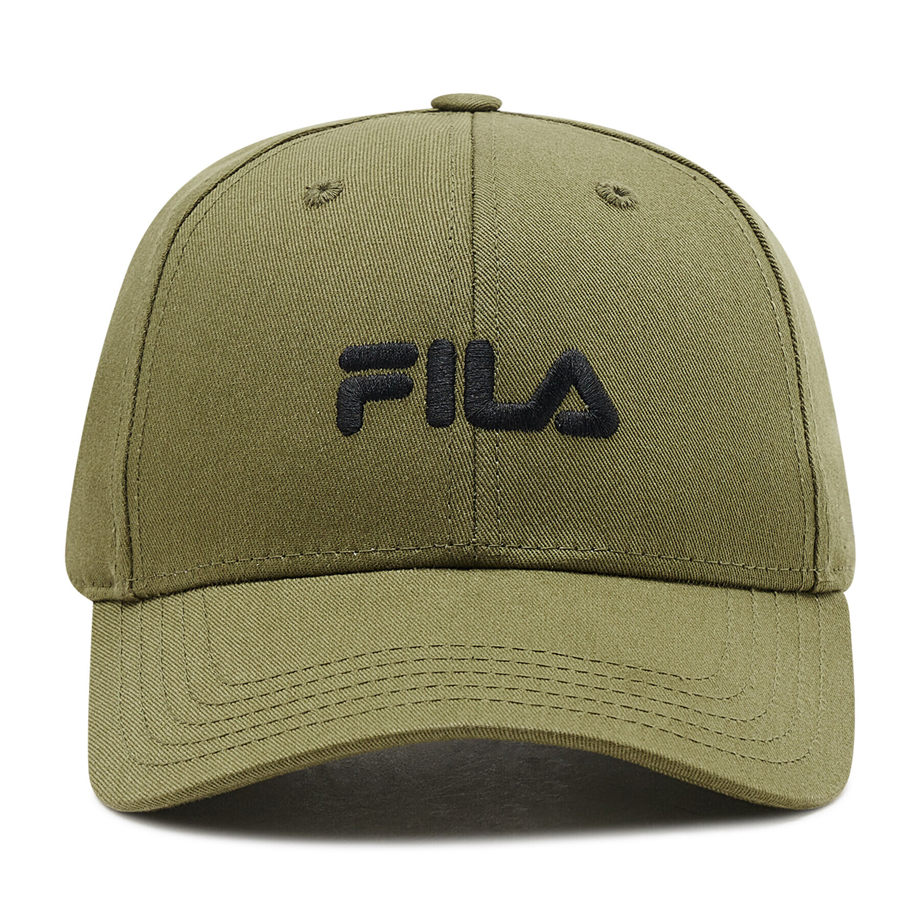 Fila Kšiltovka Brasov 6 Panel Cap With Linear Logo Strap Back FCU0019 Zelená - Pepit.cz