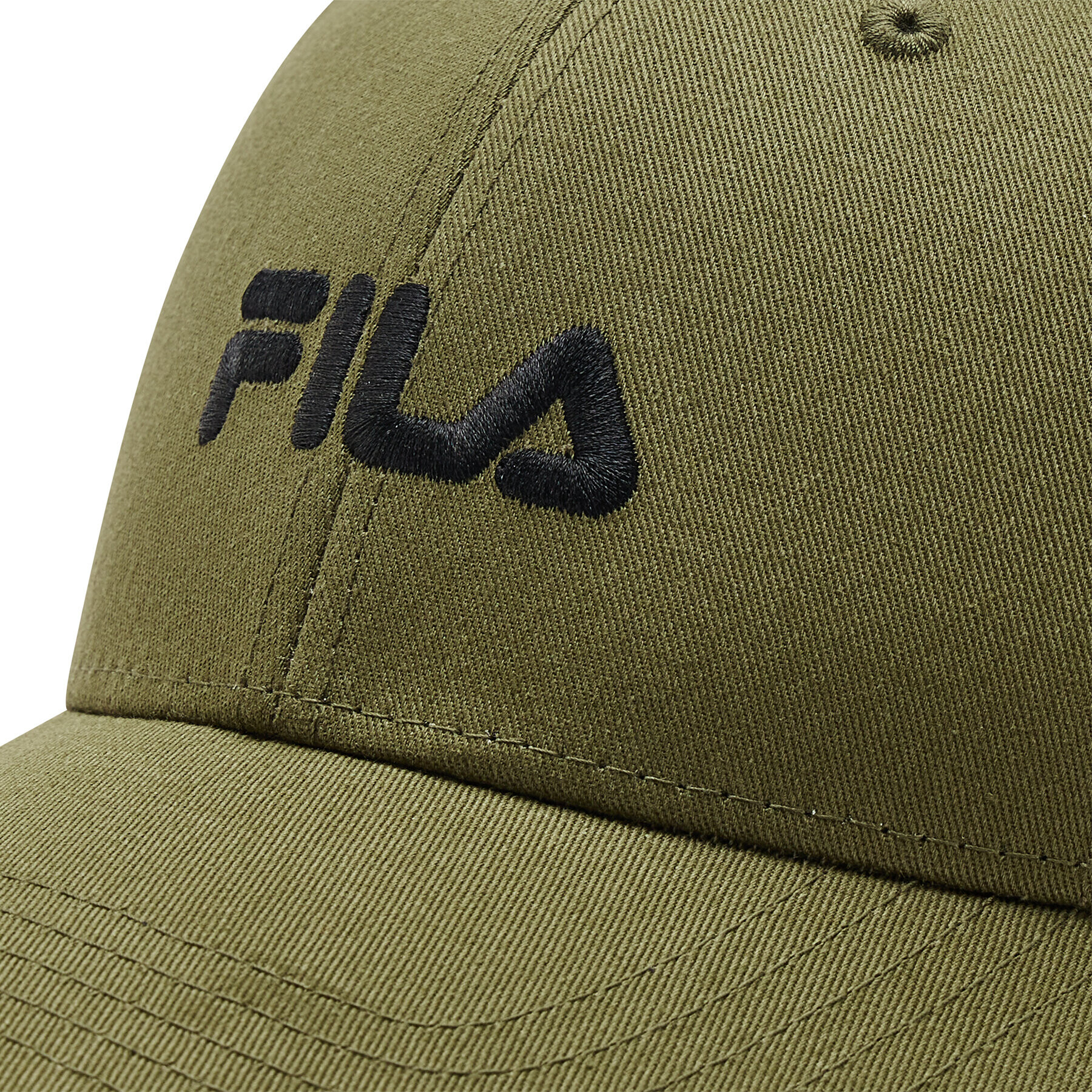 Fila Kšiltovka Brasov 6 Panel Cap With Linear Logo Strap Back FCU0019 Zelená - Pepit.cz