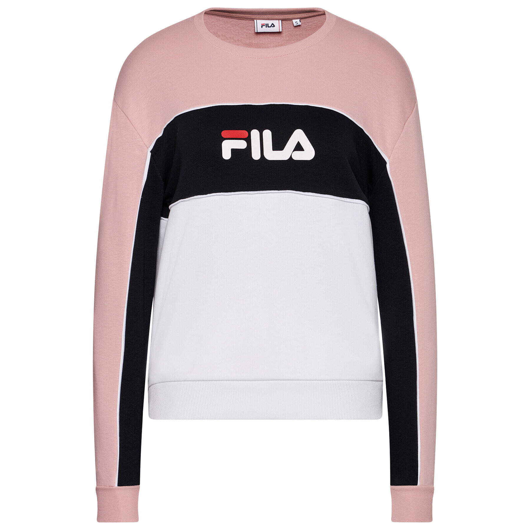 Fila Mikina Amina 688489 Růžová Regular Fit - Pepit.cz