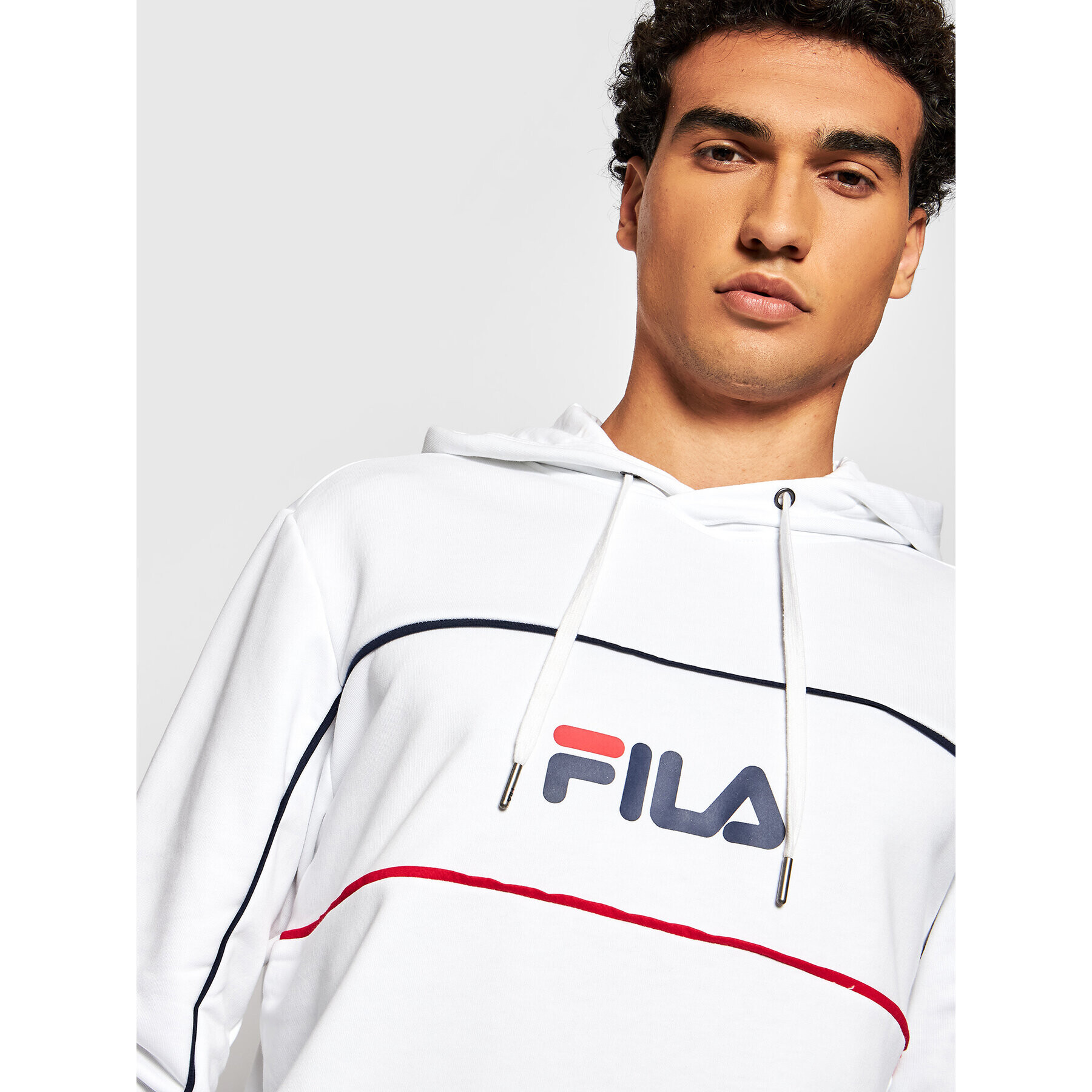 Fila Mikina Analu 688466 Bílá Regular Fit - Pepit.cz