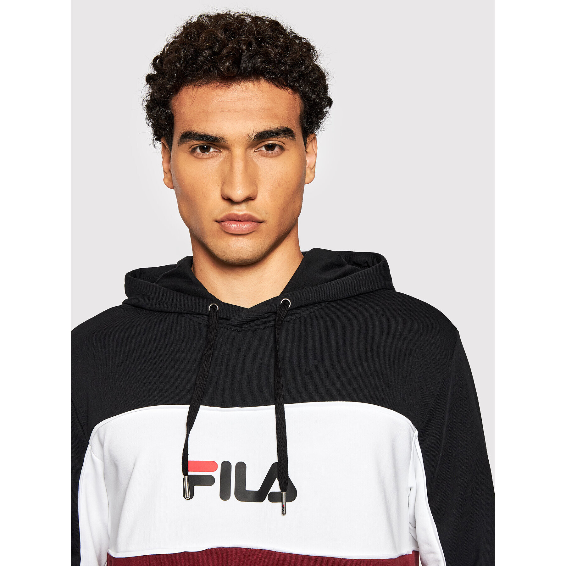 Fila Mikina Analu 688466 Bordó Regular Fit - Pepit.cz