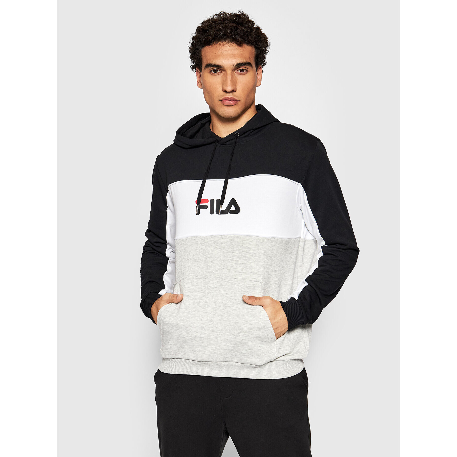 Fila Mikina Analu 688466 Šedá Regular Fit - Pepit.cz