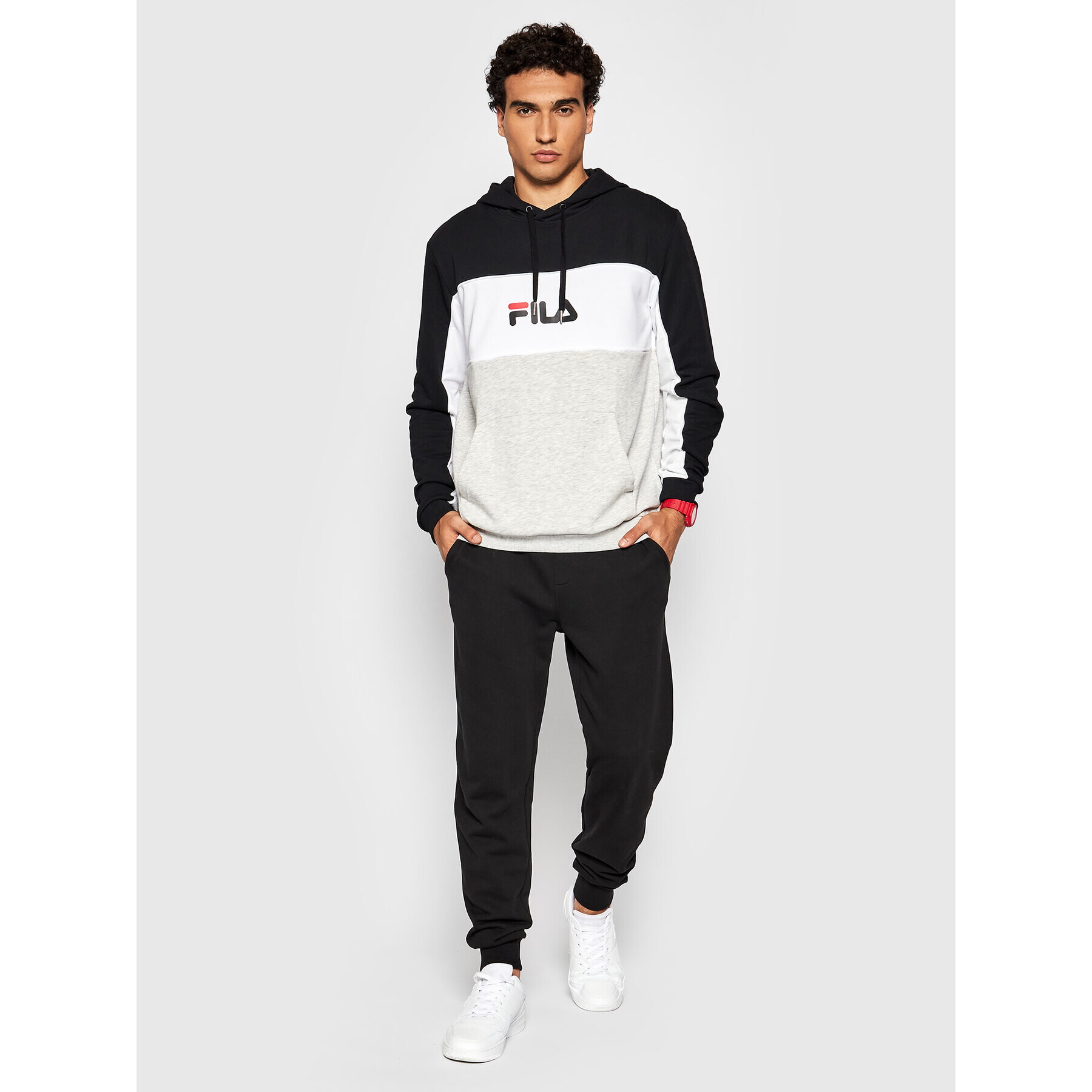 Fila Mikina Analu 688466 Šedá Regular Fit - Pepit.cz