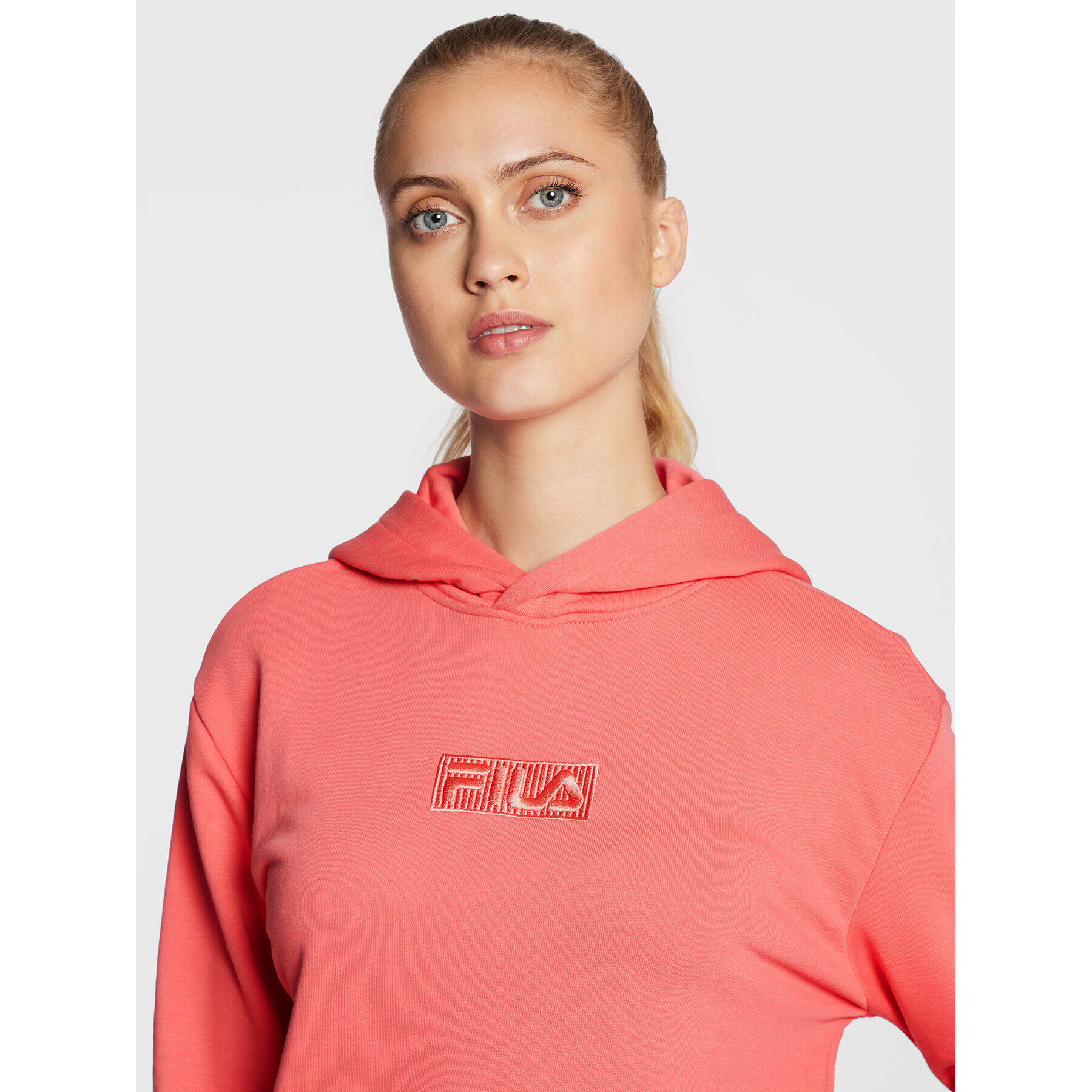 Fila Mikina Baicoi FAW0253 Růžová Regular Fit - Pepit.cz