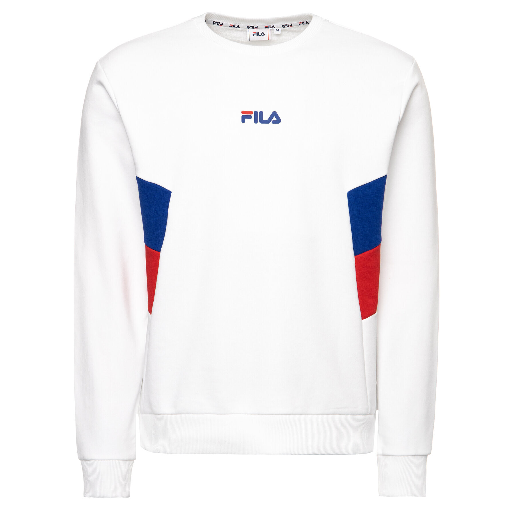 Fila Mikina Baker Crew 687481 Bílá Regular Fit - Pepit.cz