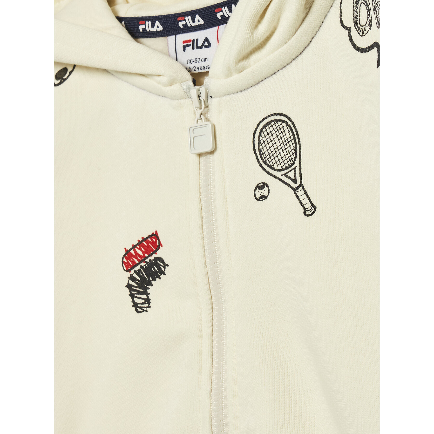 Fila Mikina Bakersield FAK0168 Béžová Regular Fit - Pepit.cz