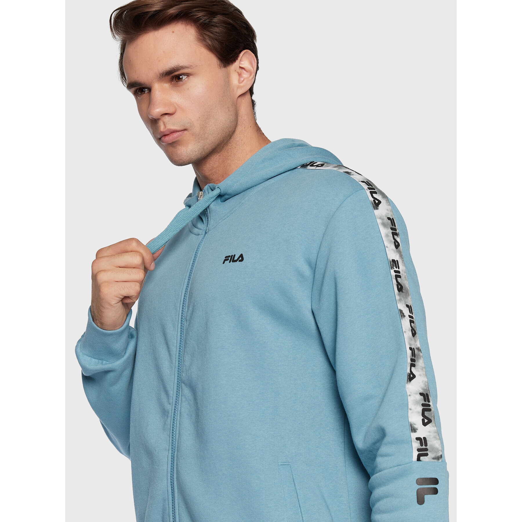 Fila Mikina Bastahl FAM0191 Modrá Regular Fit - Pepit.cz