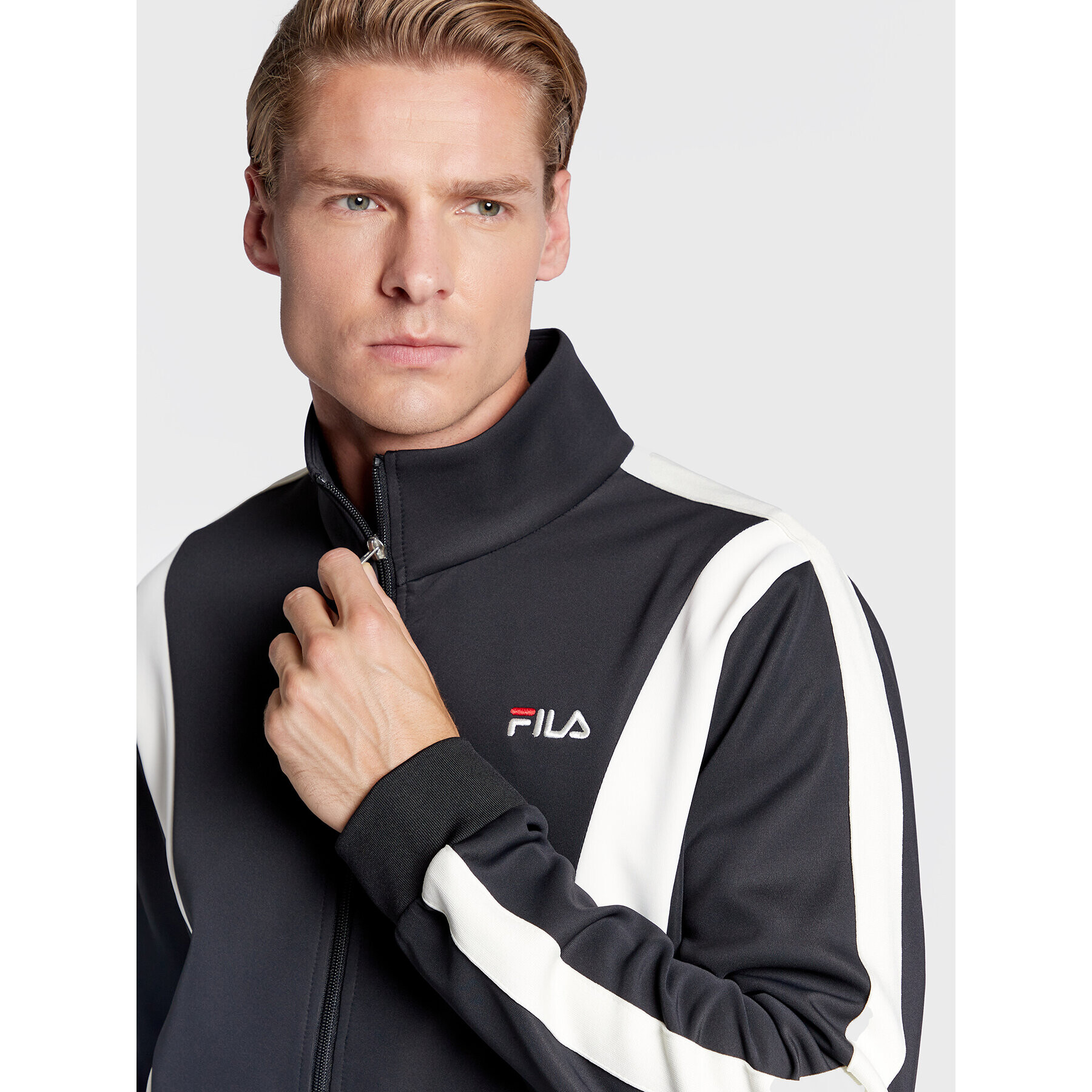 Fila Mikina Bastia FAM0173 Černá Regular Fit - Pepit.cz