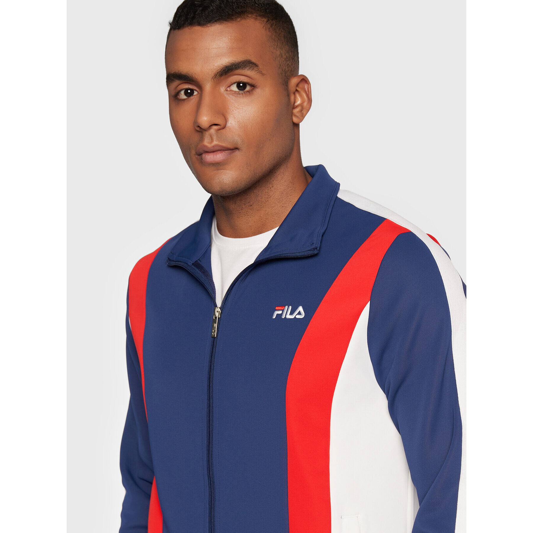 Fila Mikina Bastia FAM0173 Tmavomodrá Regular Fit - Pepit.cz