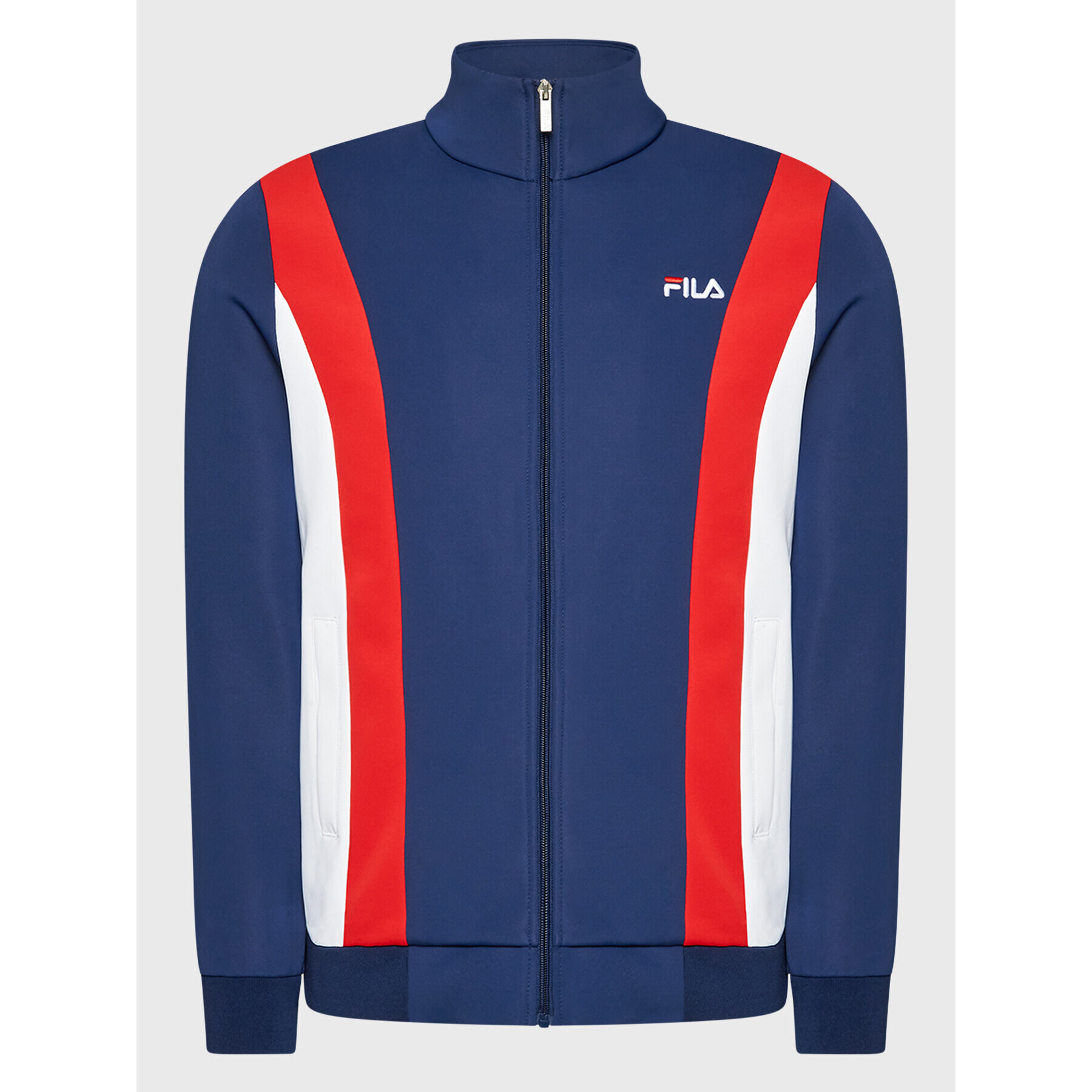 Fila Mikina Bastia FAM0173 Tmavomodrá Regular Fit - Pepit.cz