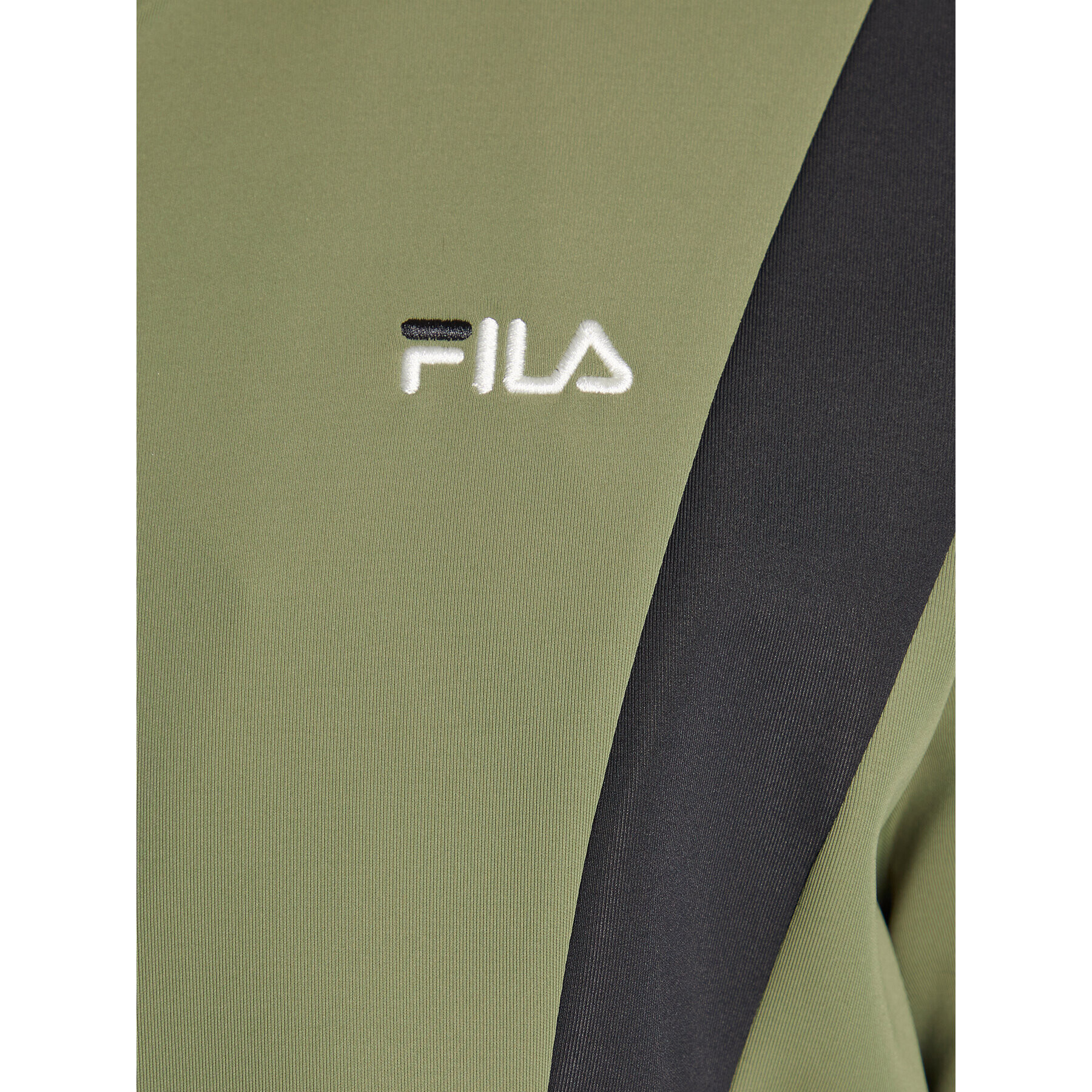 Fila Mikina Bastia FAM0173 Zelená Regular Fit - Pepit.cz