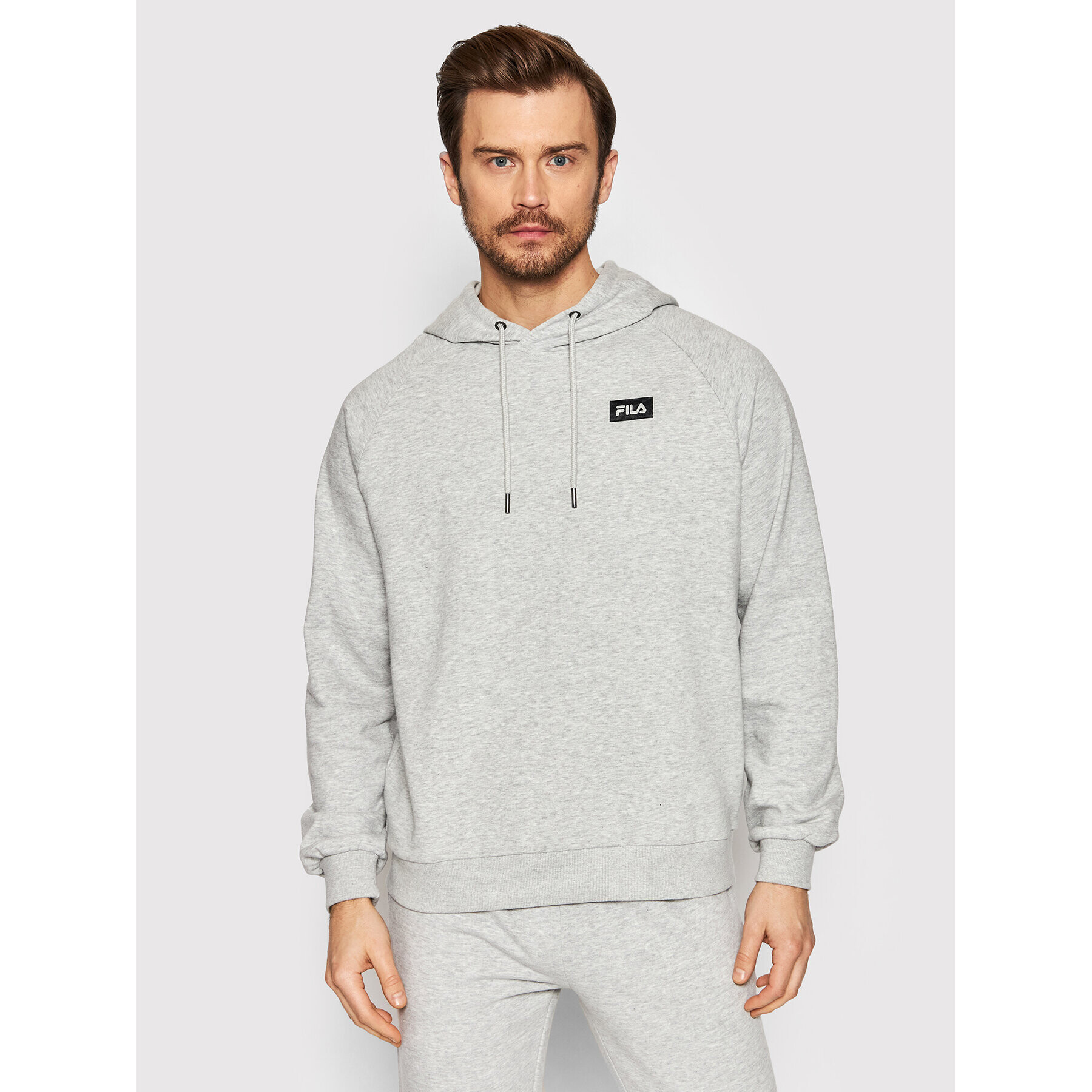 Fila Mikina Belfort FAM0080 Šedá Regular Fit - Pepit.cz