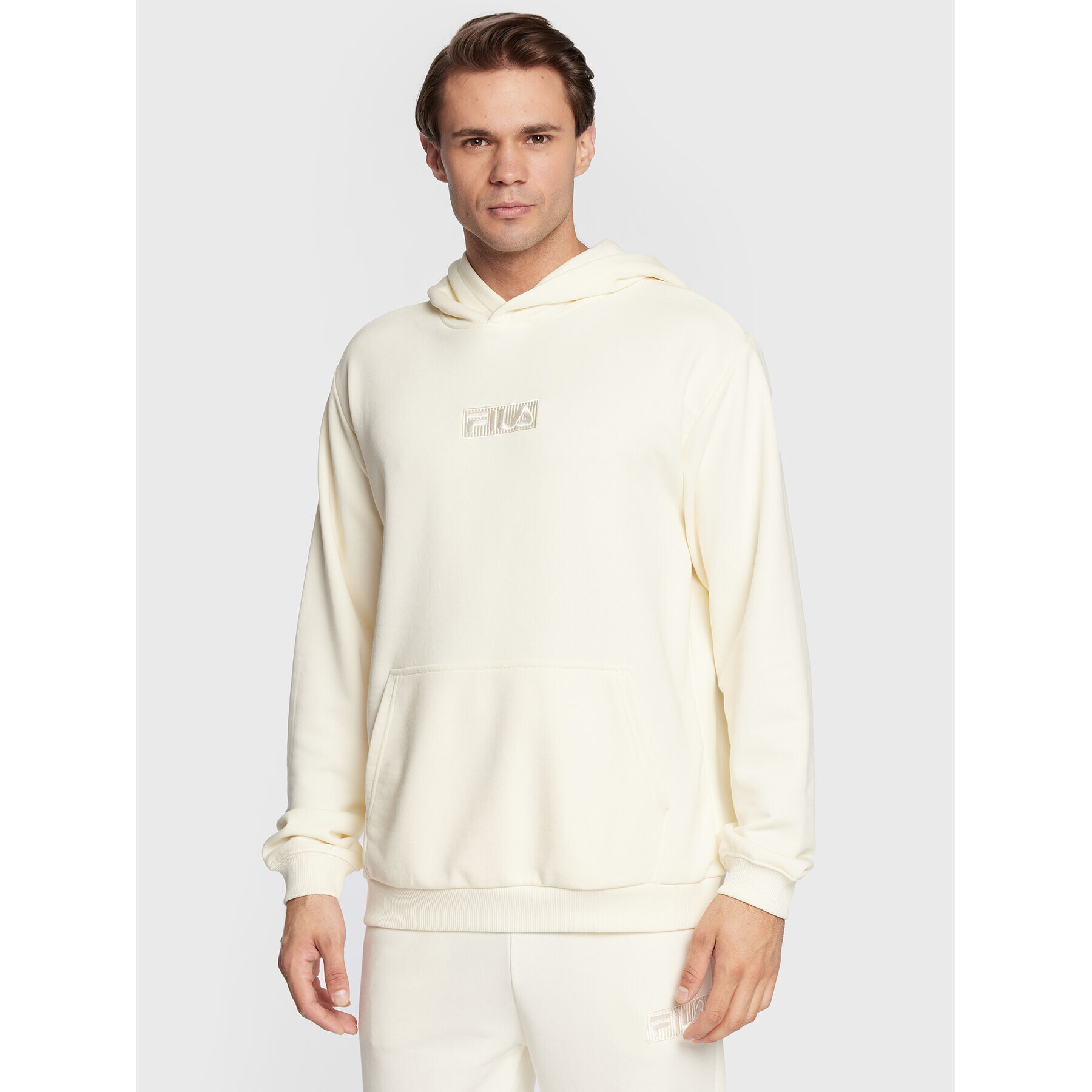 Fila Mikina Beltinci FAM0159 Bílá Regular Fit - Pepit.cz