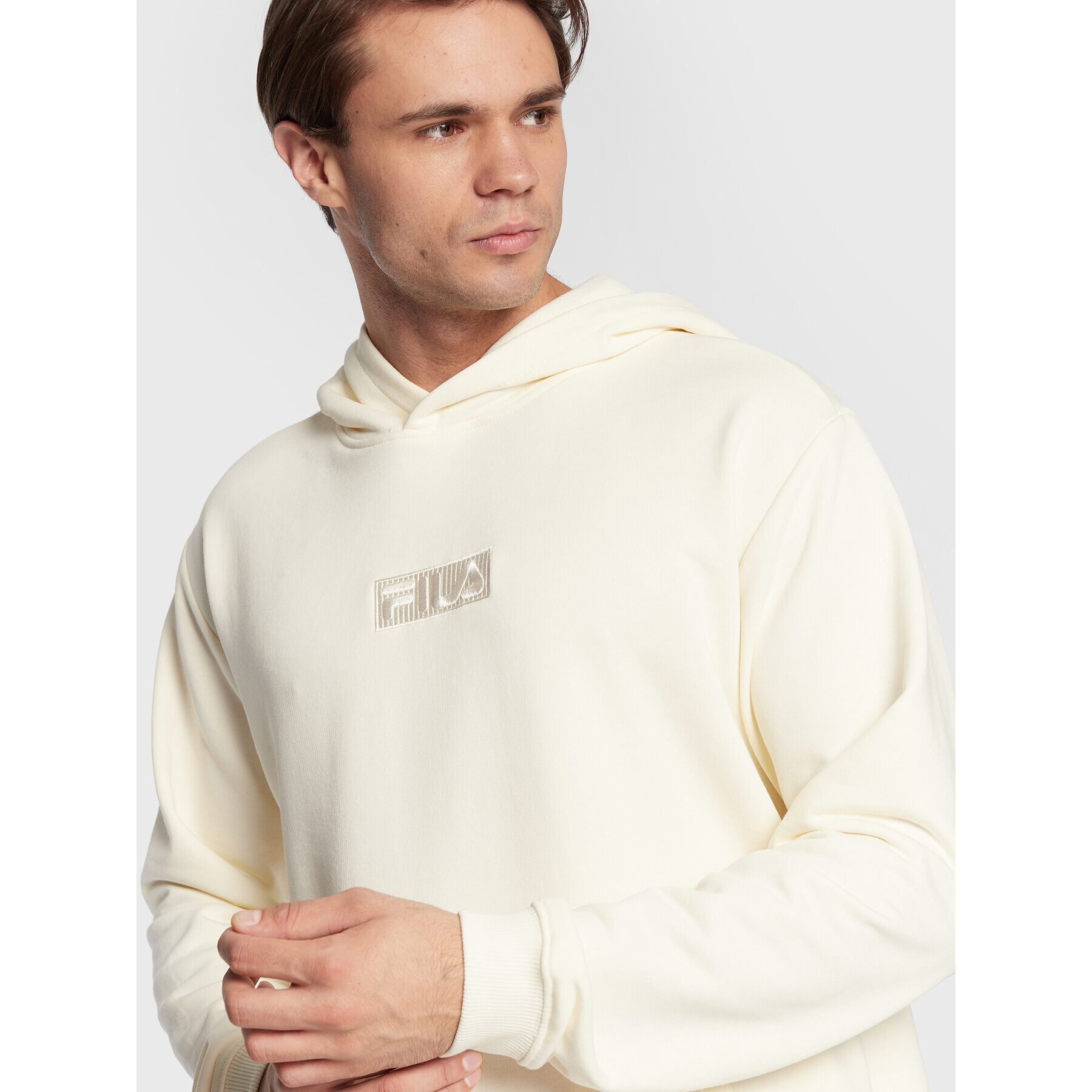 Fila Mikina Beltinci FAM0159 Bílá Regular Fit - Pepit.cz