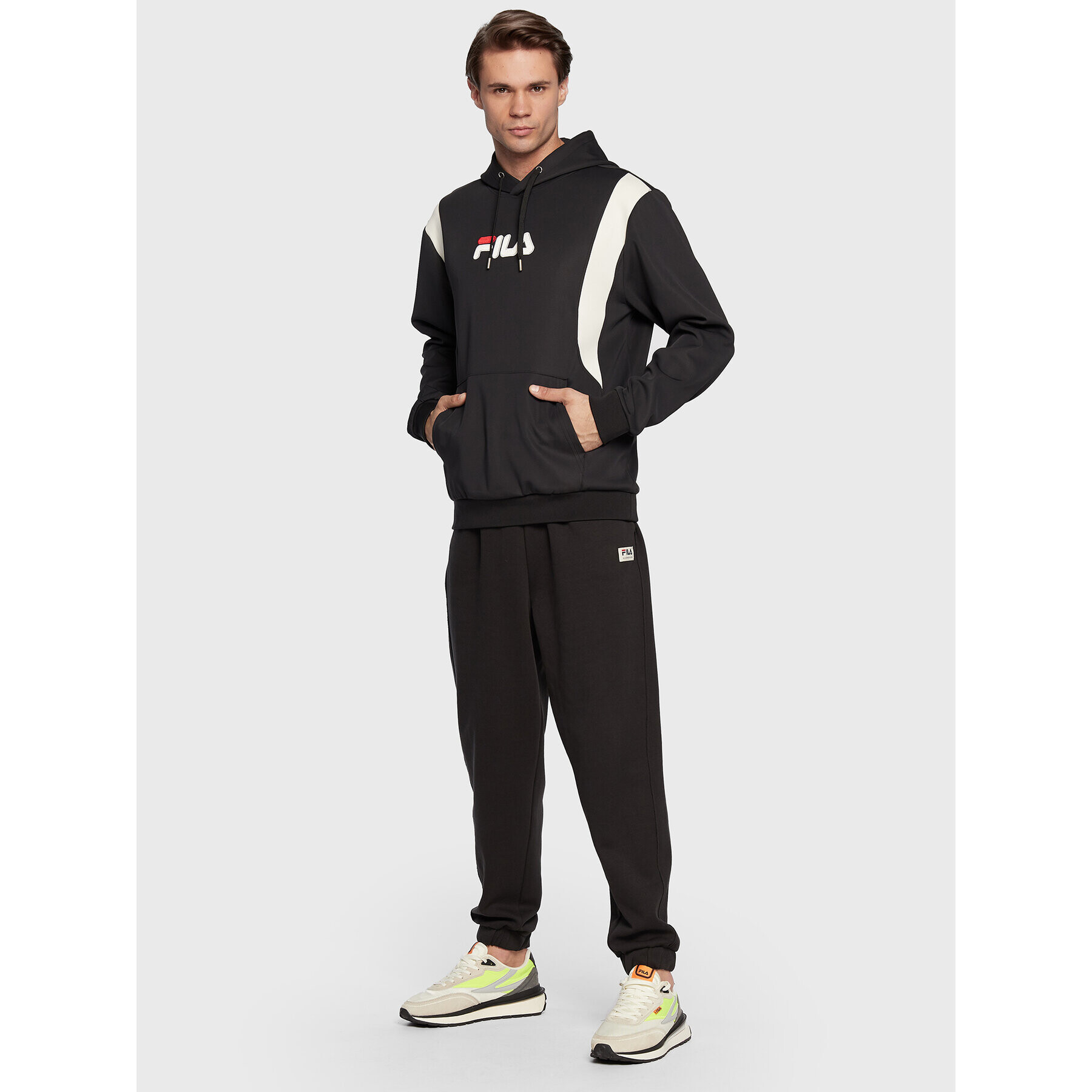 Fila Mikina Bogno FAM0176 Černá Regular Fit - Pepit.cz