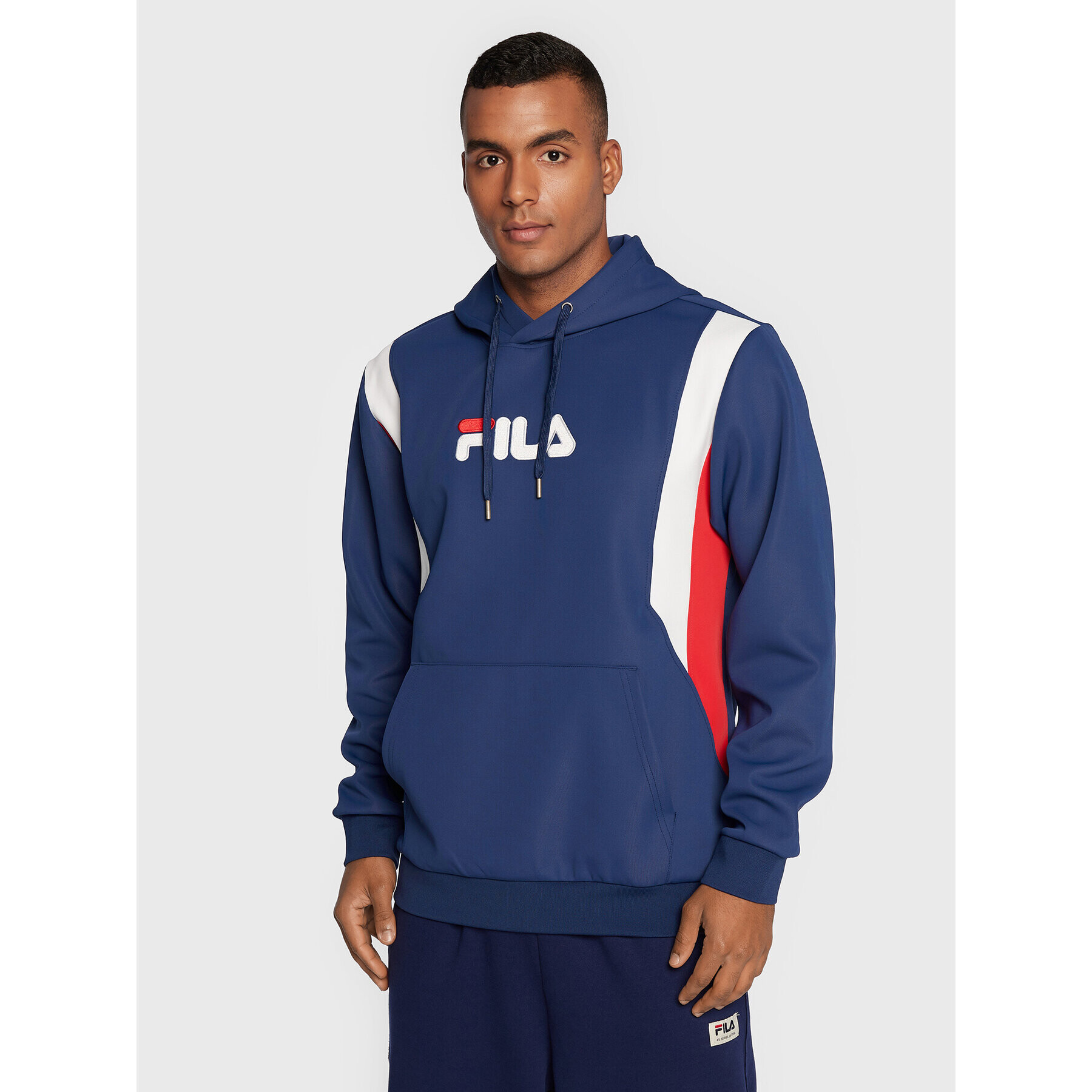 Fila Mikina Bogno FAM0176 Tmavomodrá Regular Fit - Pepit.cz