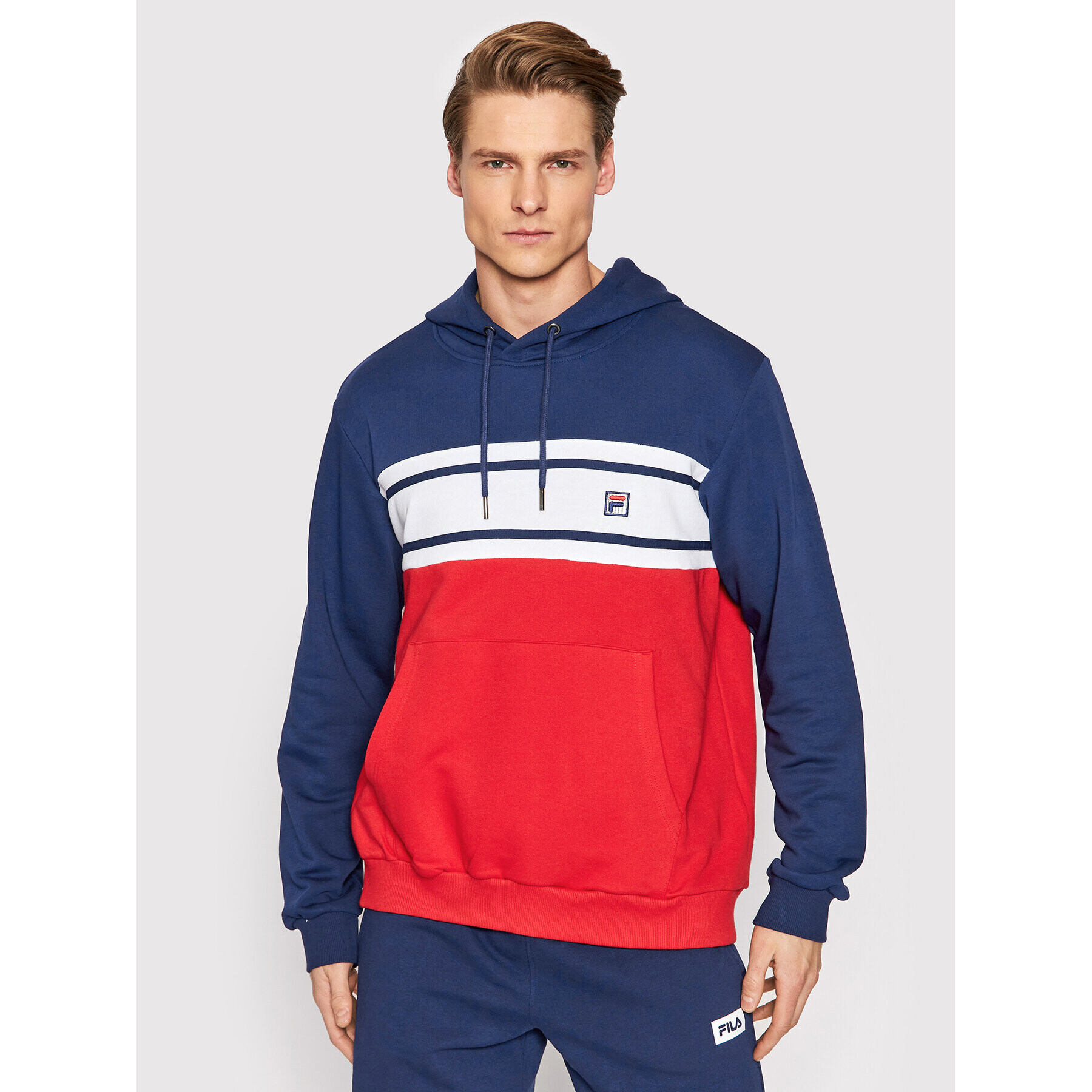 Fila Mikina Breda Blocked FAM0075 Barevná Regular Fit - Pepit.cz