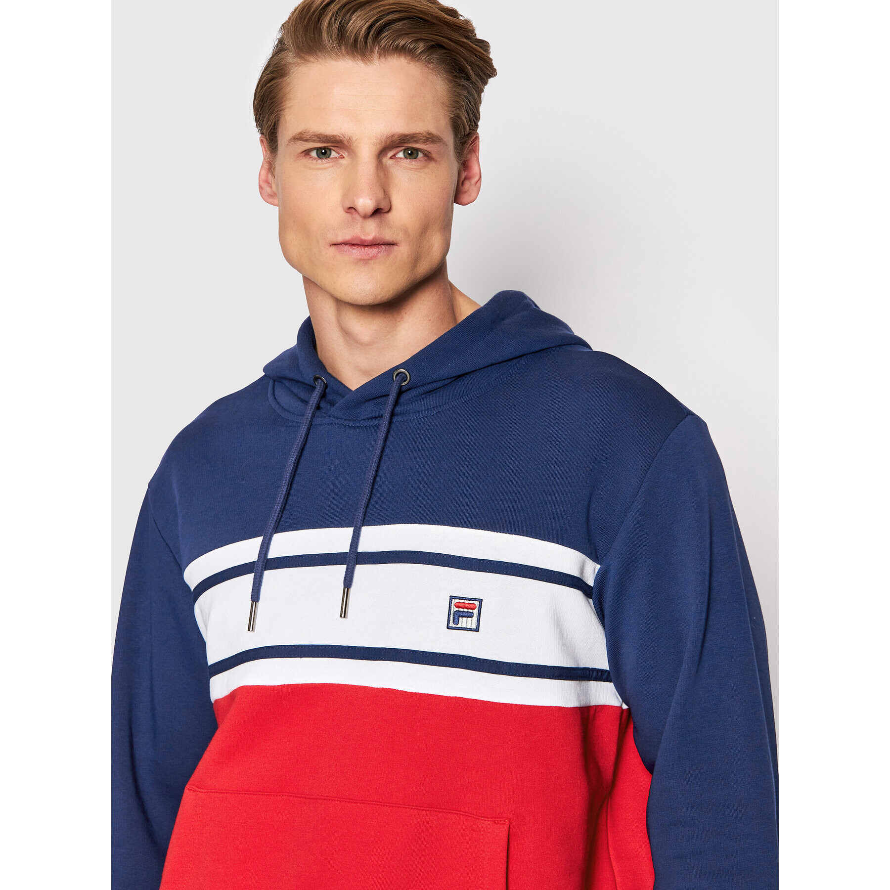 Fila Mikina Breda Blocked FAM0075 Barevná Regular Fit - Pepit.cz