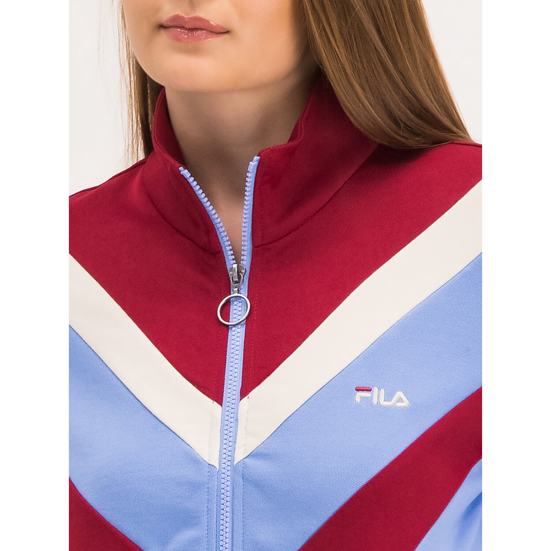 Fila Mikina Catriona 687221 Modrá Regular Fit - Pepit.cz