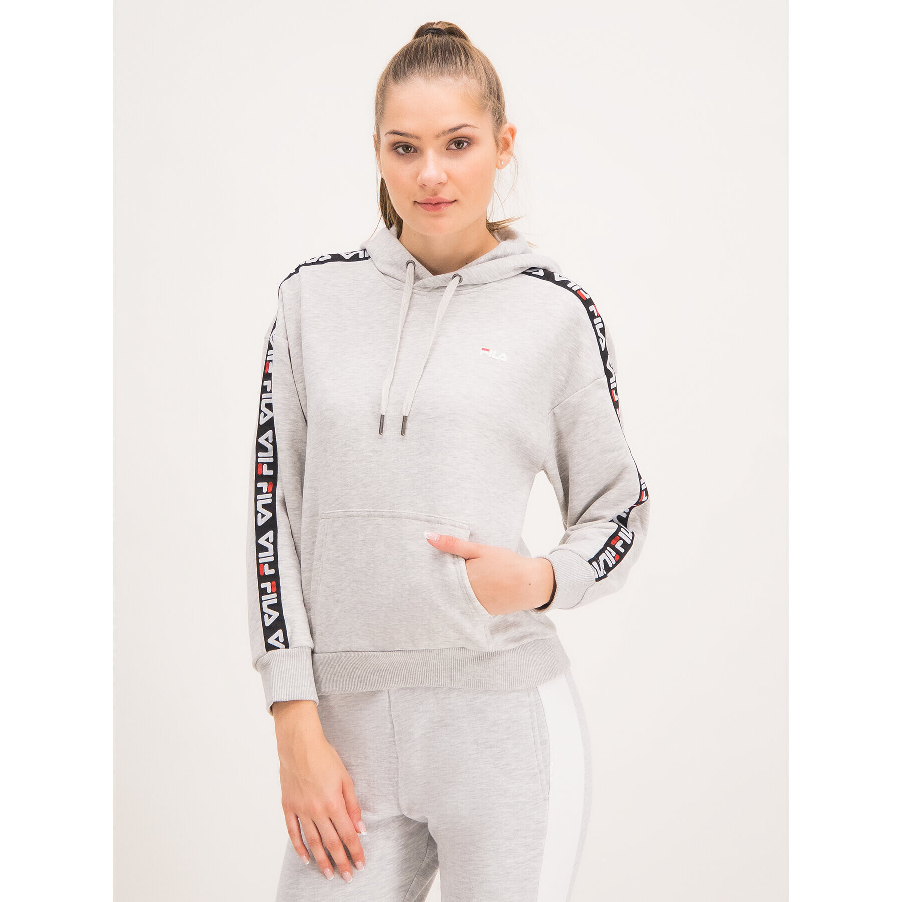 Fila Mikina Clara 687073 Šedá Regular Fit - Pepit.cz