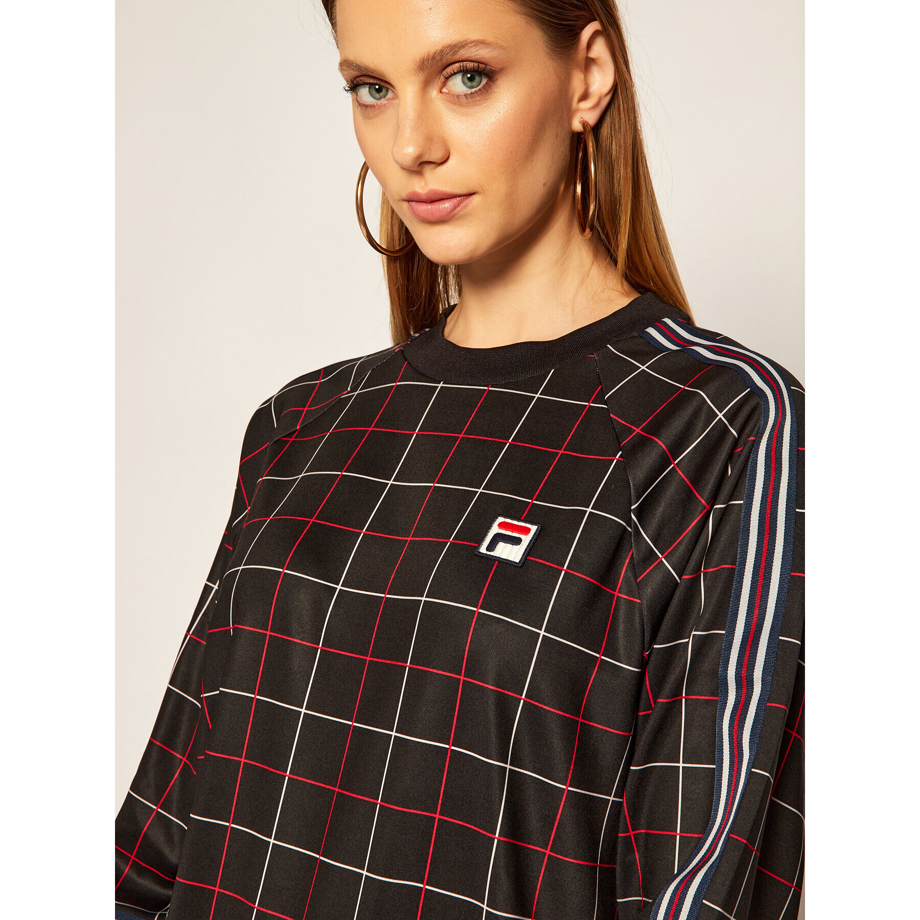 Fila Mikina Crew Sweat 687854 Černá Regular Fit - Pepit.cz