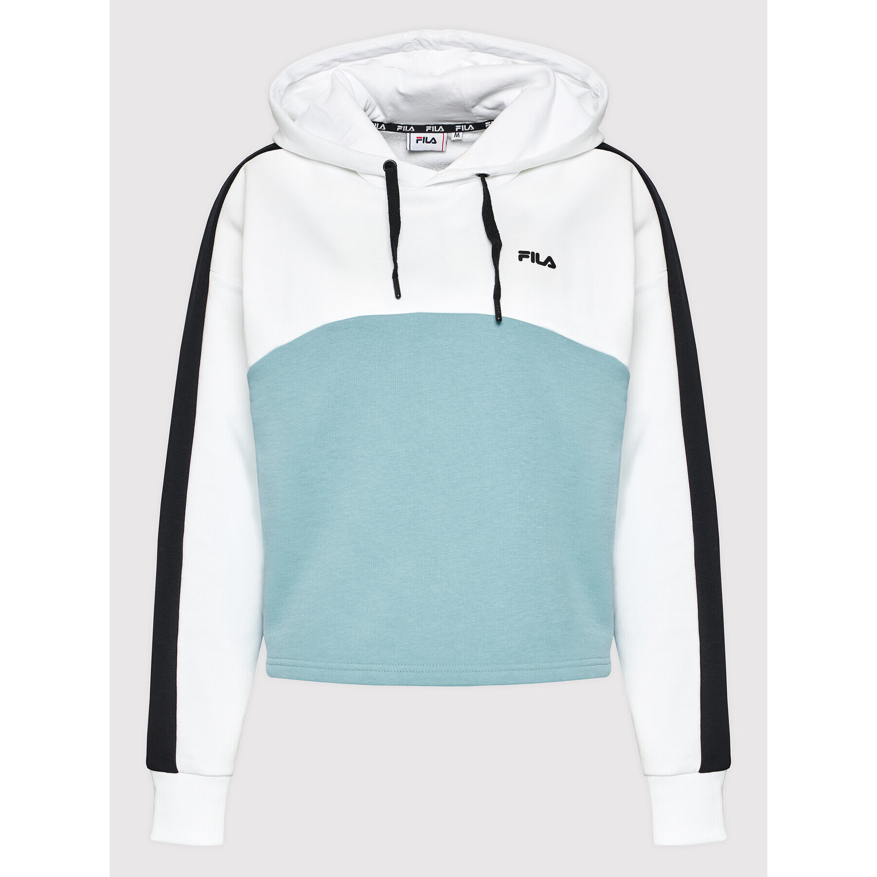 Fila Mikina Damita 688999 Modrá Cropped Fit - Pepit.cz